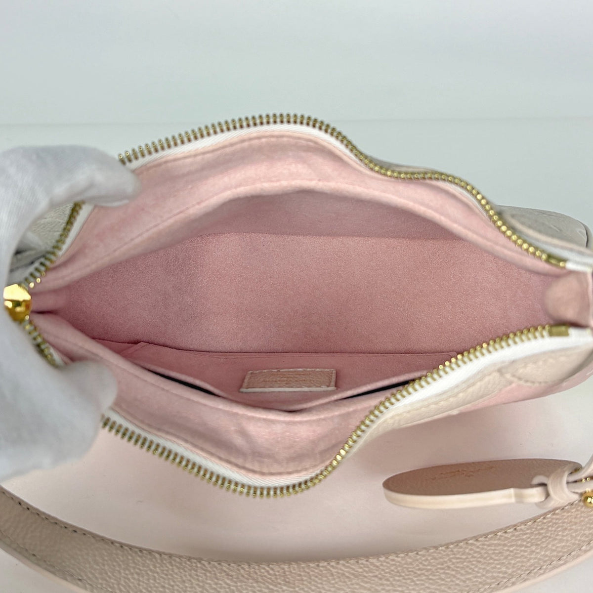 Louis Vuitton Beige Pink Yellow Monogram Empreinte Handbag (Pre-Owned)
