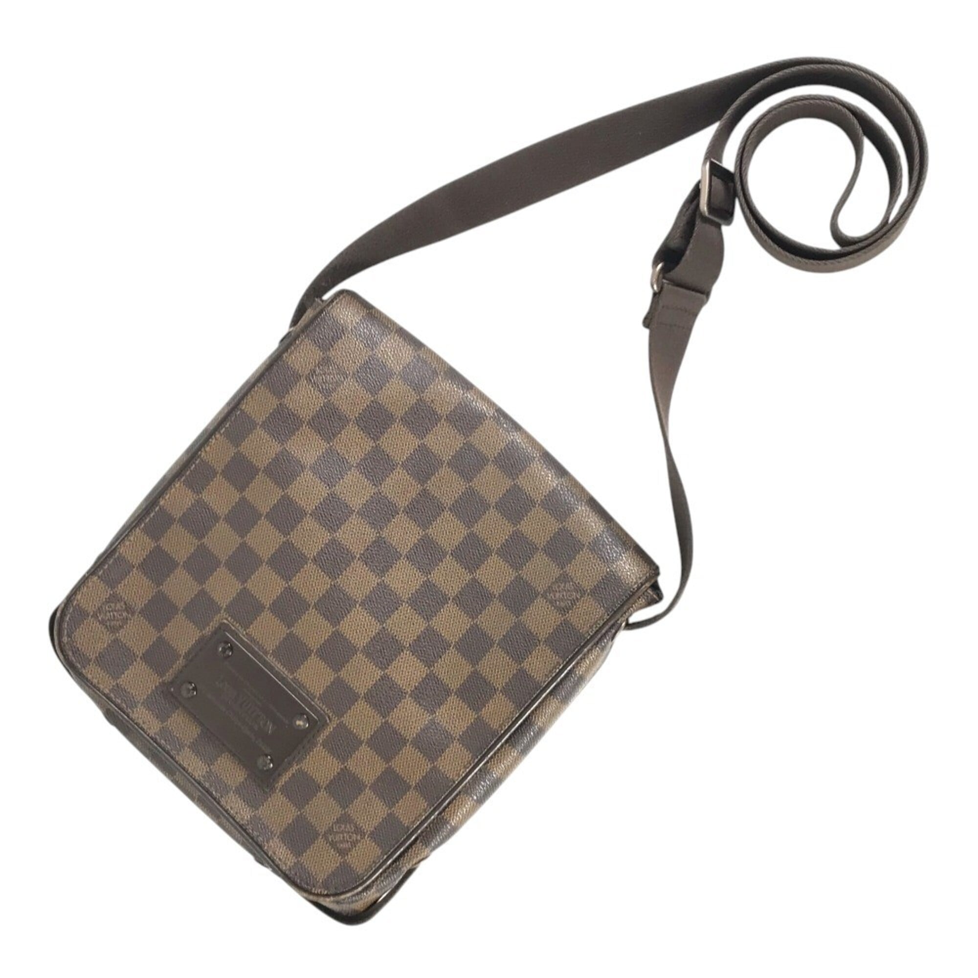 Louis Vuitton Damier Brown Ebene Damier Canvas Shoulder Bag (Pre-Owned)