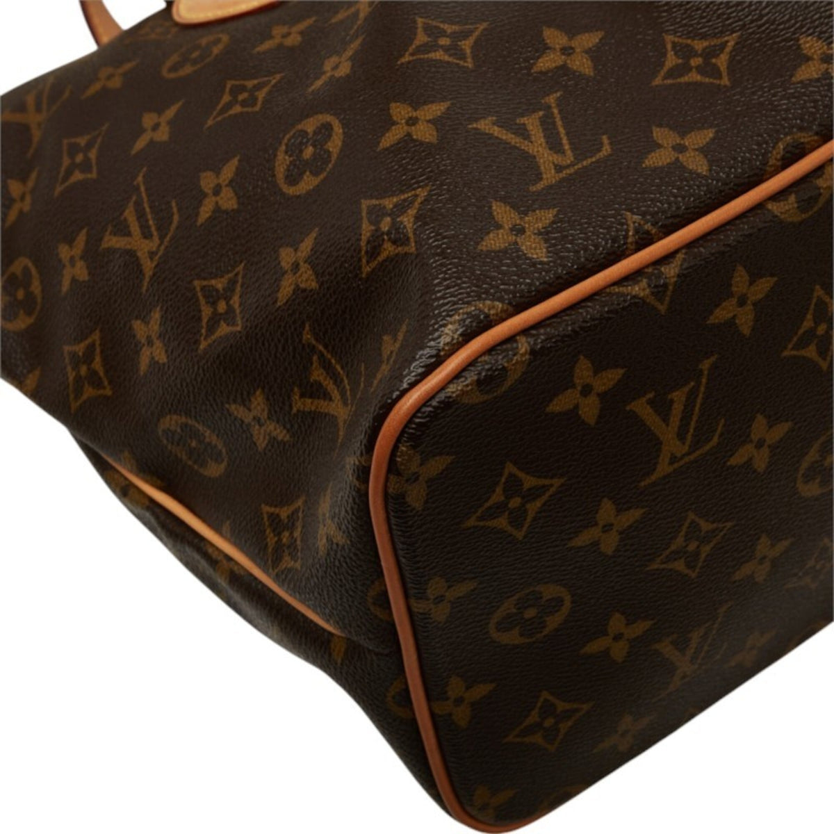 Louis Vuitton Monogram Brown Pvc Leather Handbag Shoulder Bag (Pre-Owned)