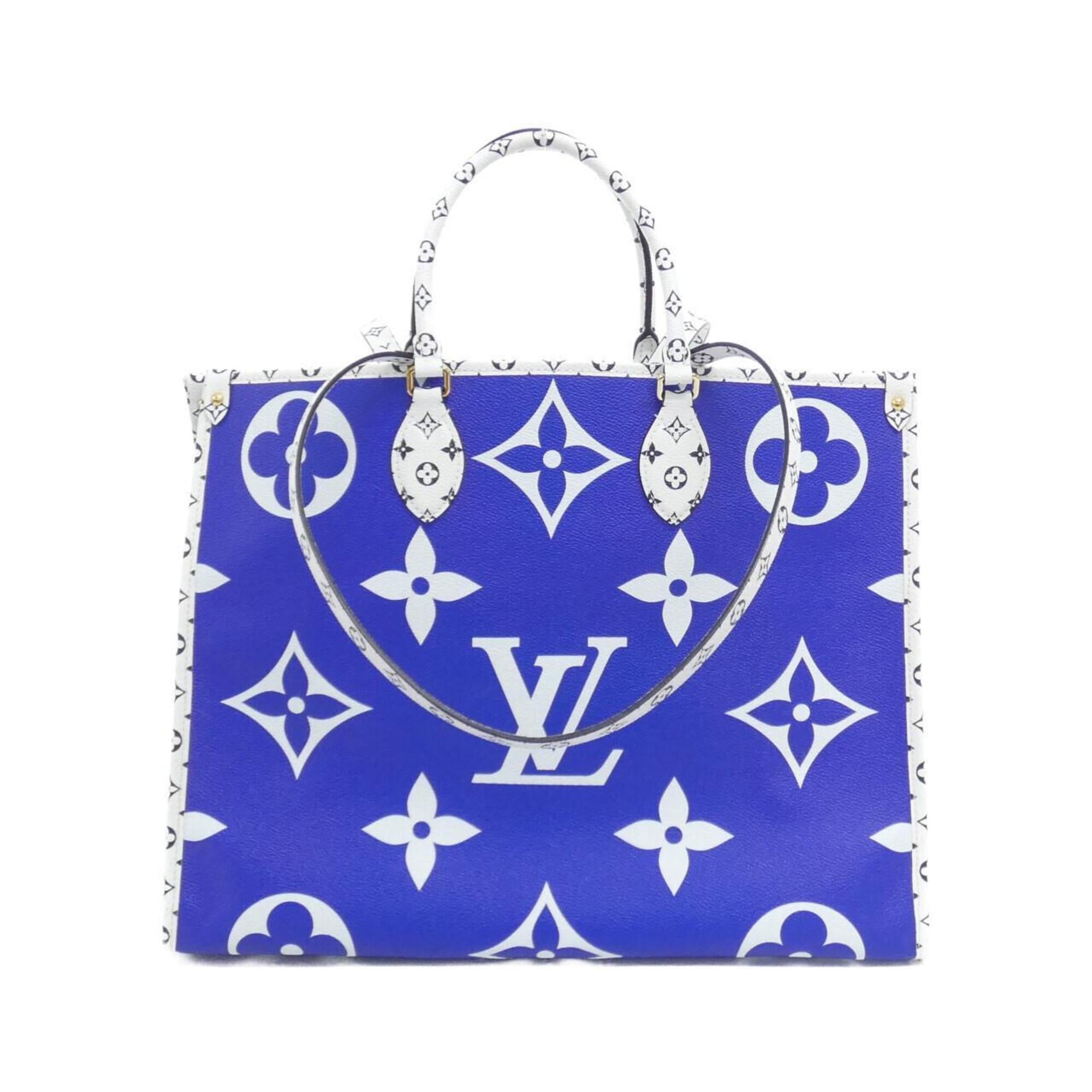 Louis Vuitton Blue Coated Canvas Pvc Handbag (Pre-Owned)