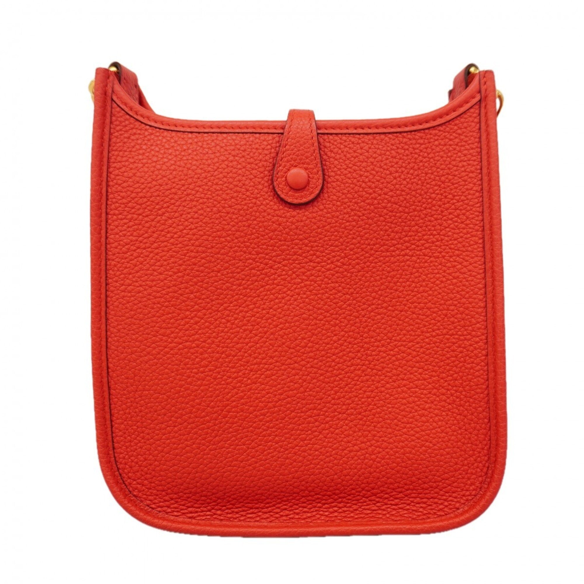 Hermes Red Color Shoulder Bag (Pre-Owned)