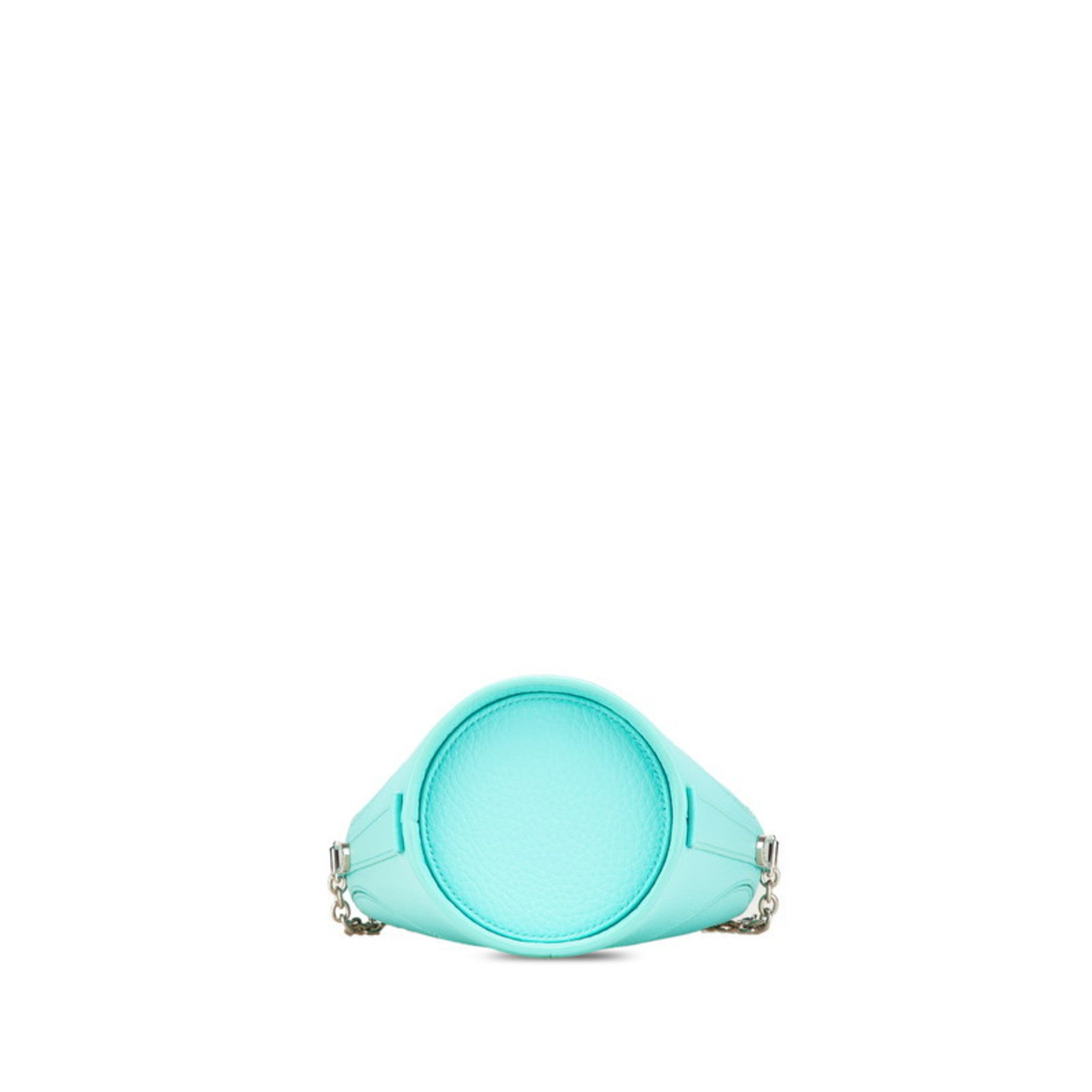 Tiffany Tiffany Blue Leather Handbag Shoulder Bag (Pre-Owned)