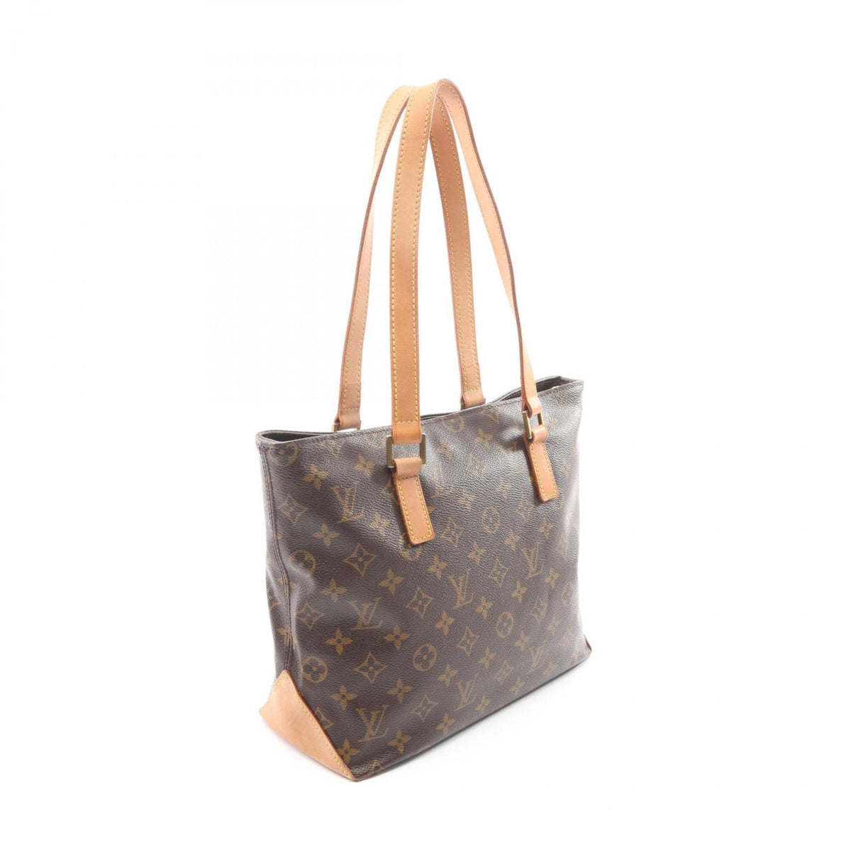 Louis Vuitton Brown Coated Canvas Pvc Monogram Leather Handbag Shoulder Bag (Pre-Owned)