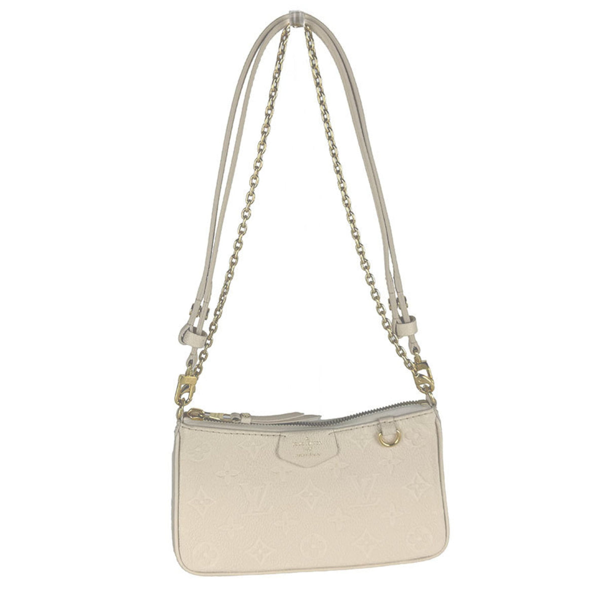 Louis Vuitton Cream Monogram Empreinte Shoulder Bag (Pre-Owned)