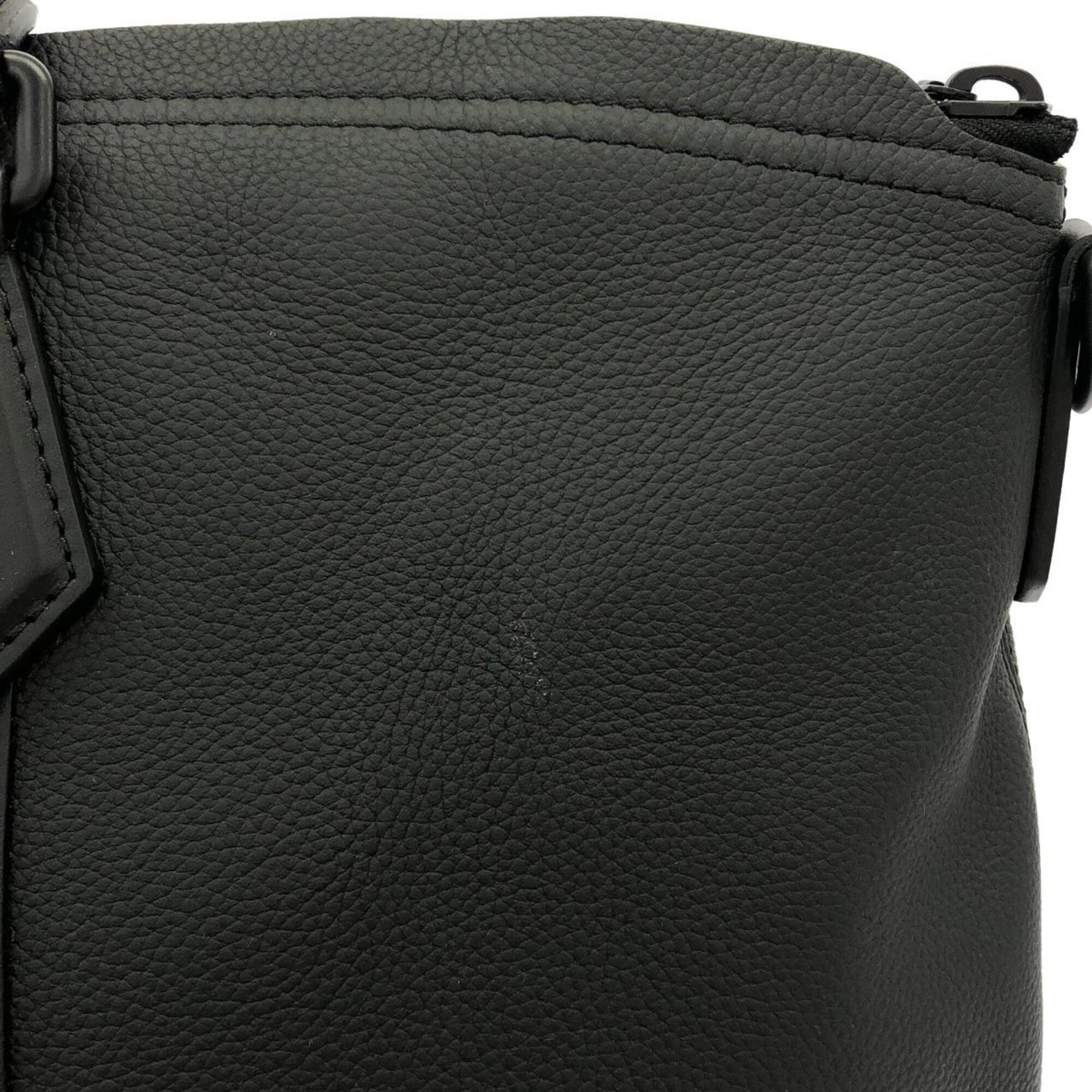 Louis Vuitton Black Leather Handbag (Pre-Owned)