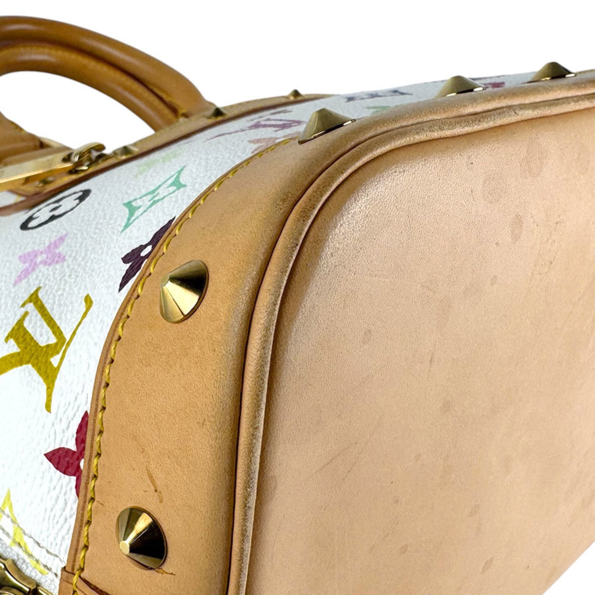 Louis Vuitton Blanc Multi-Color Monogram Multicolore Handbag (Pre-Owned)