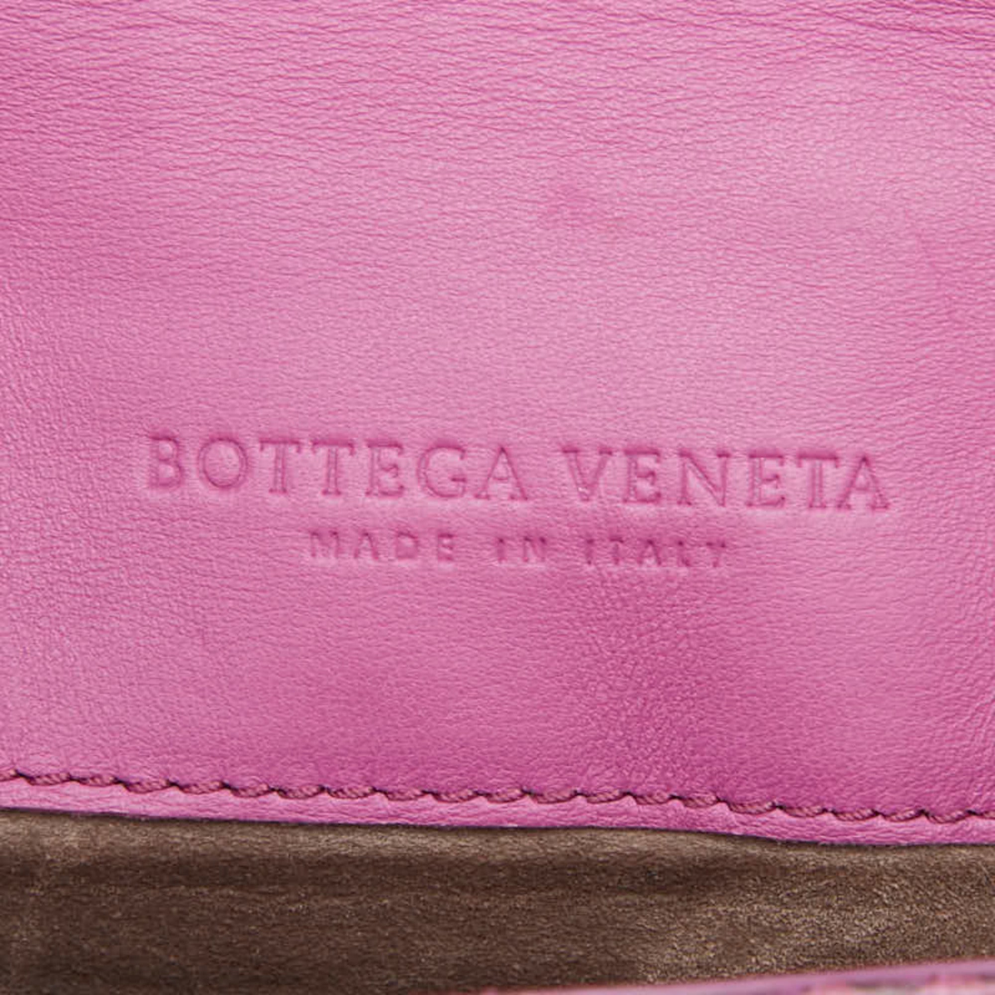 Bottega Veneta Pink Leather Shoulder Bag (Pre-Owned)