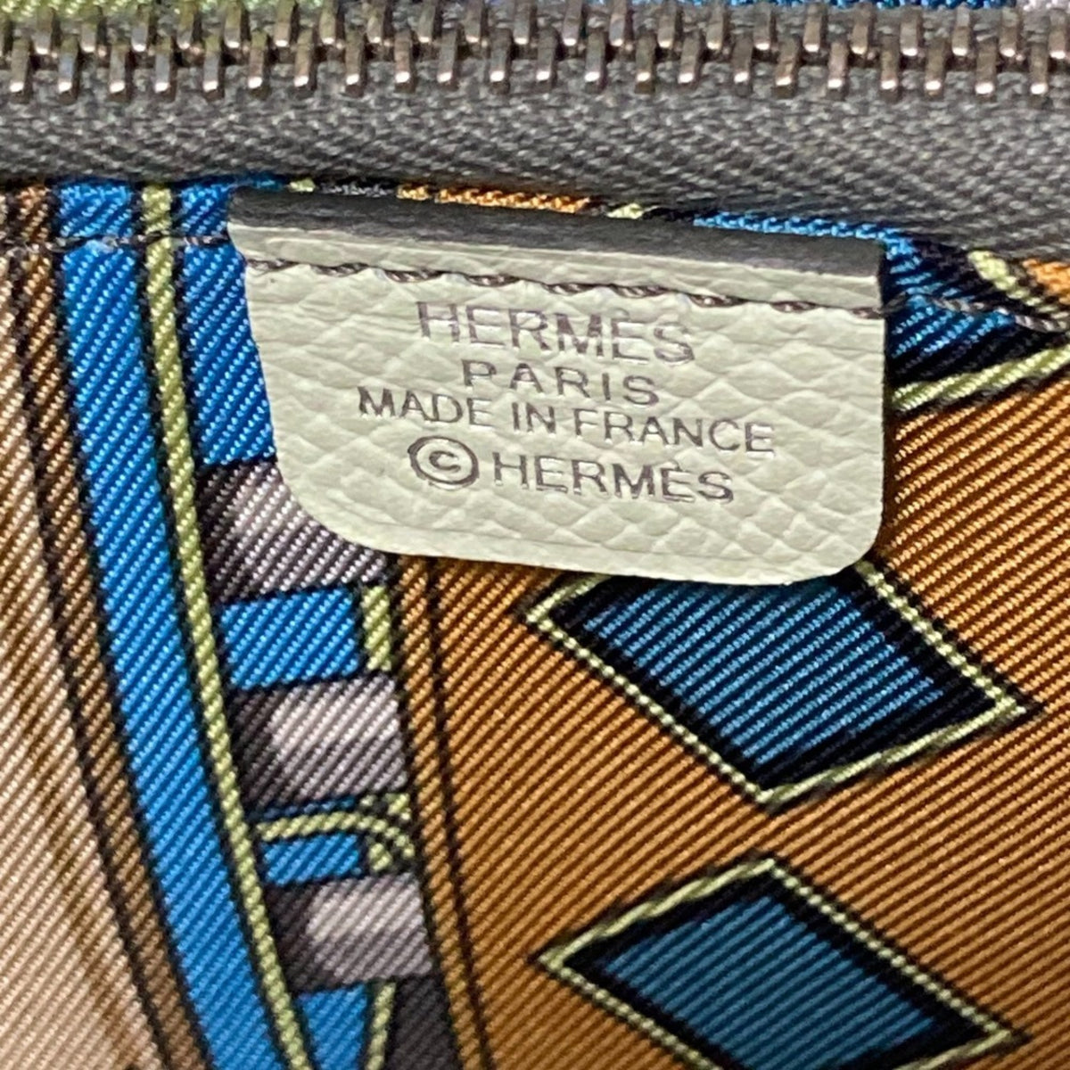 Hermes Silk'in Jaune Epsom Leather Long Wallet (Bi-Fold) (Pre-Owned)