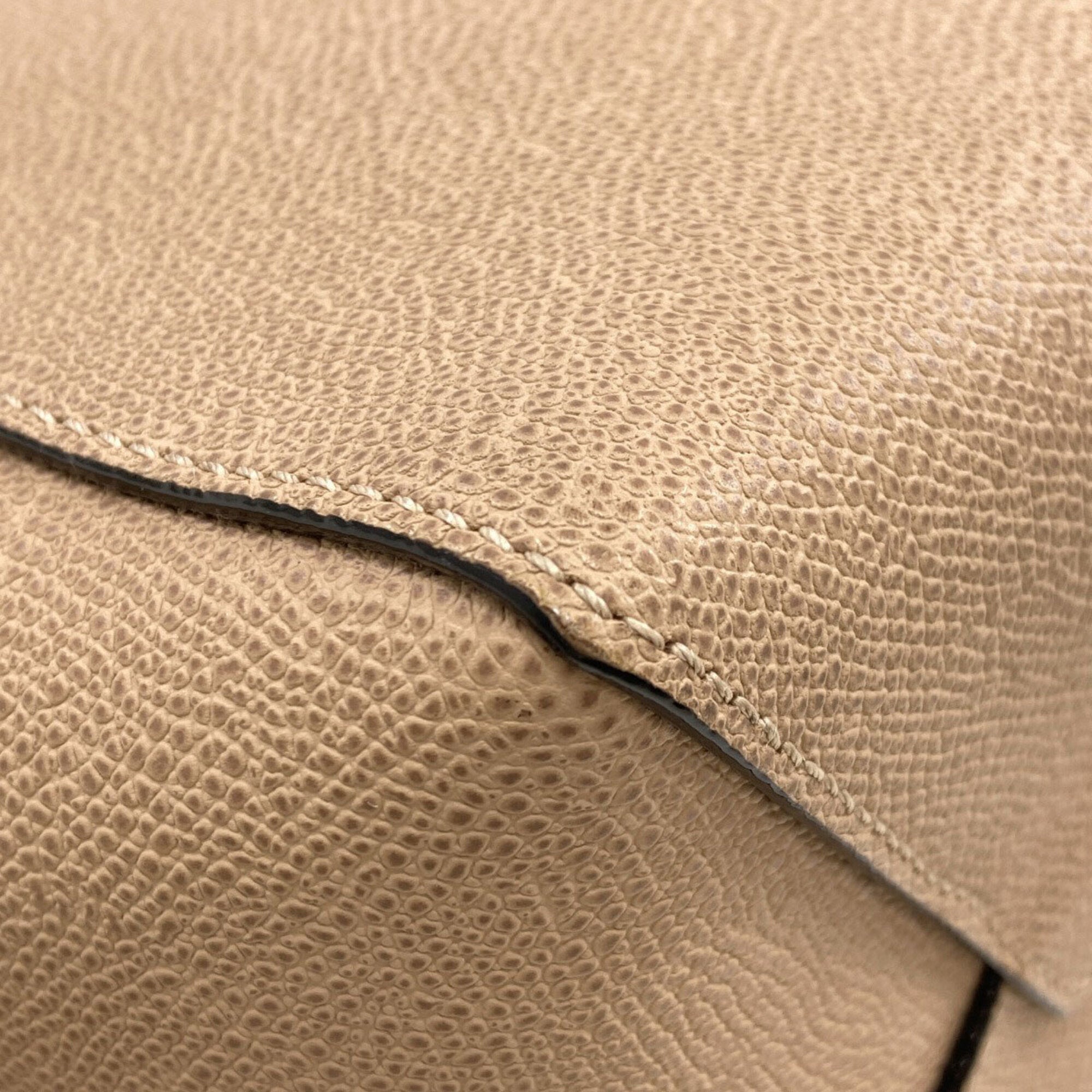 Valextra Brown Leather Shoulder Bag (Pre-Owned)