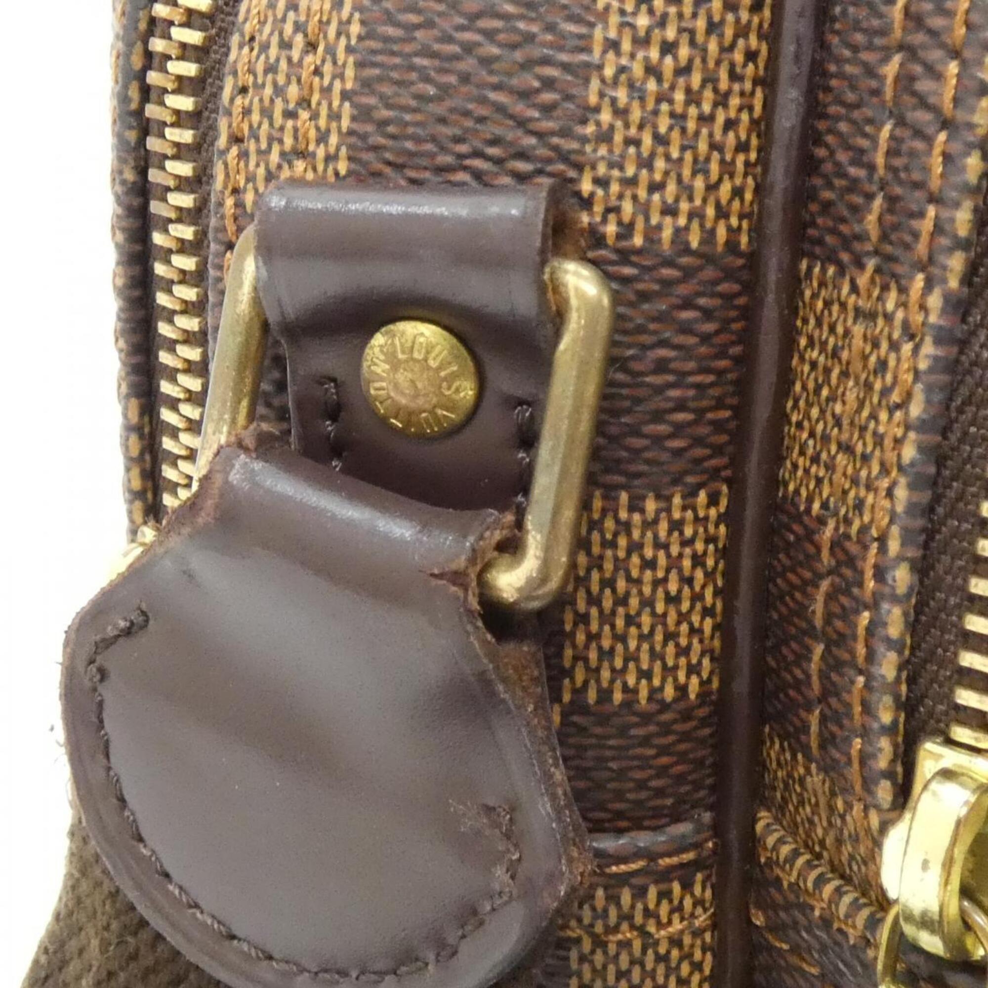 Louis Vuitton Ebene Coated Canvas Shoulder Bag (Pre-Owned)