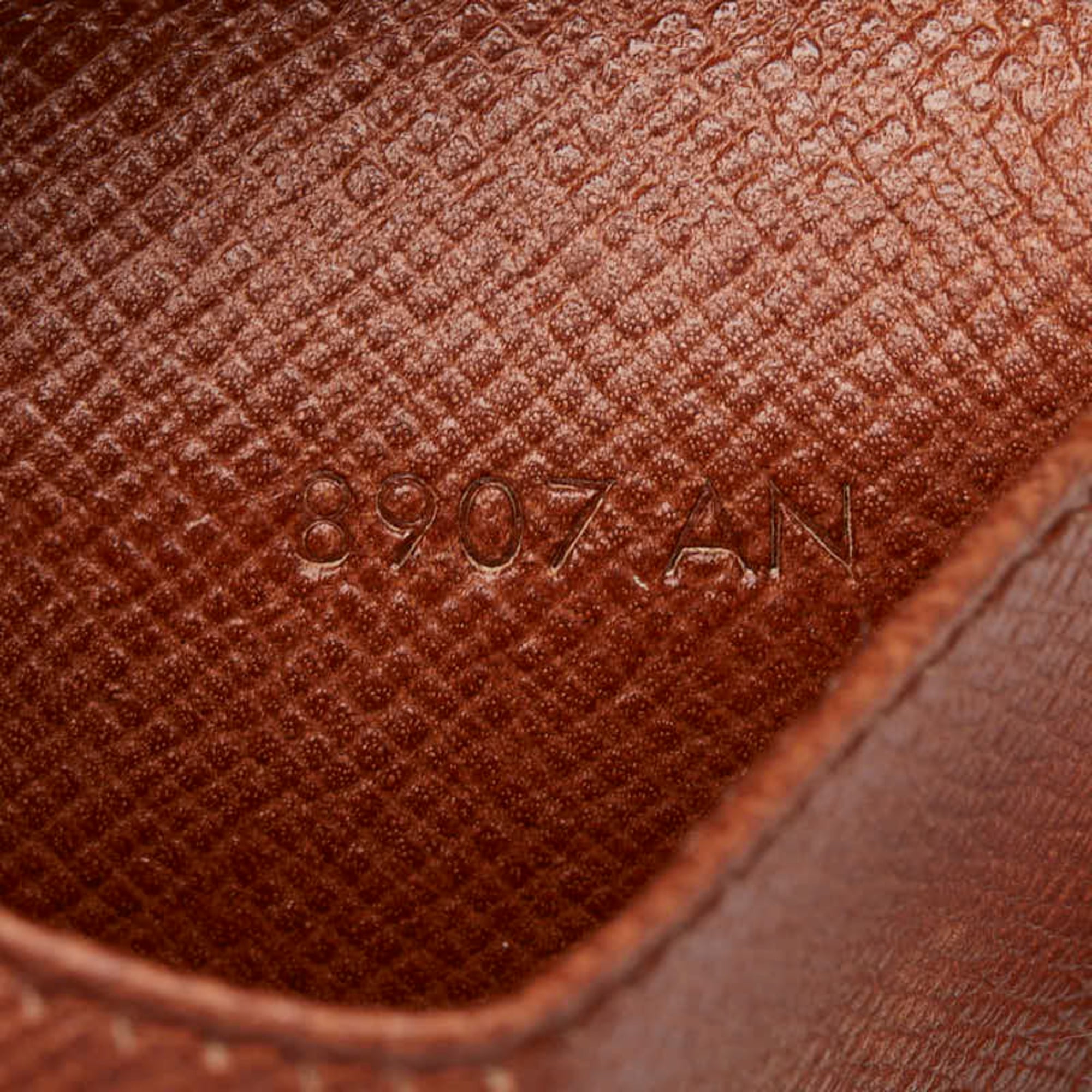 Louis Vuitton Brown Pvc Leather Wallet (Bi-Fold) (Pre-Owned)