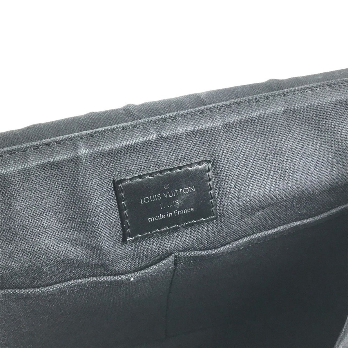 Louis Vuitton Black Damier Graphite Messenger Bag Shoulder Bag (Pre-Owned)