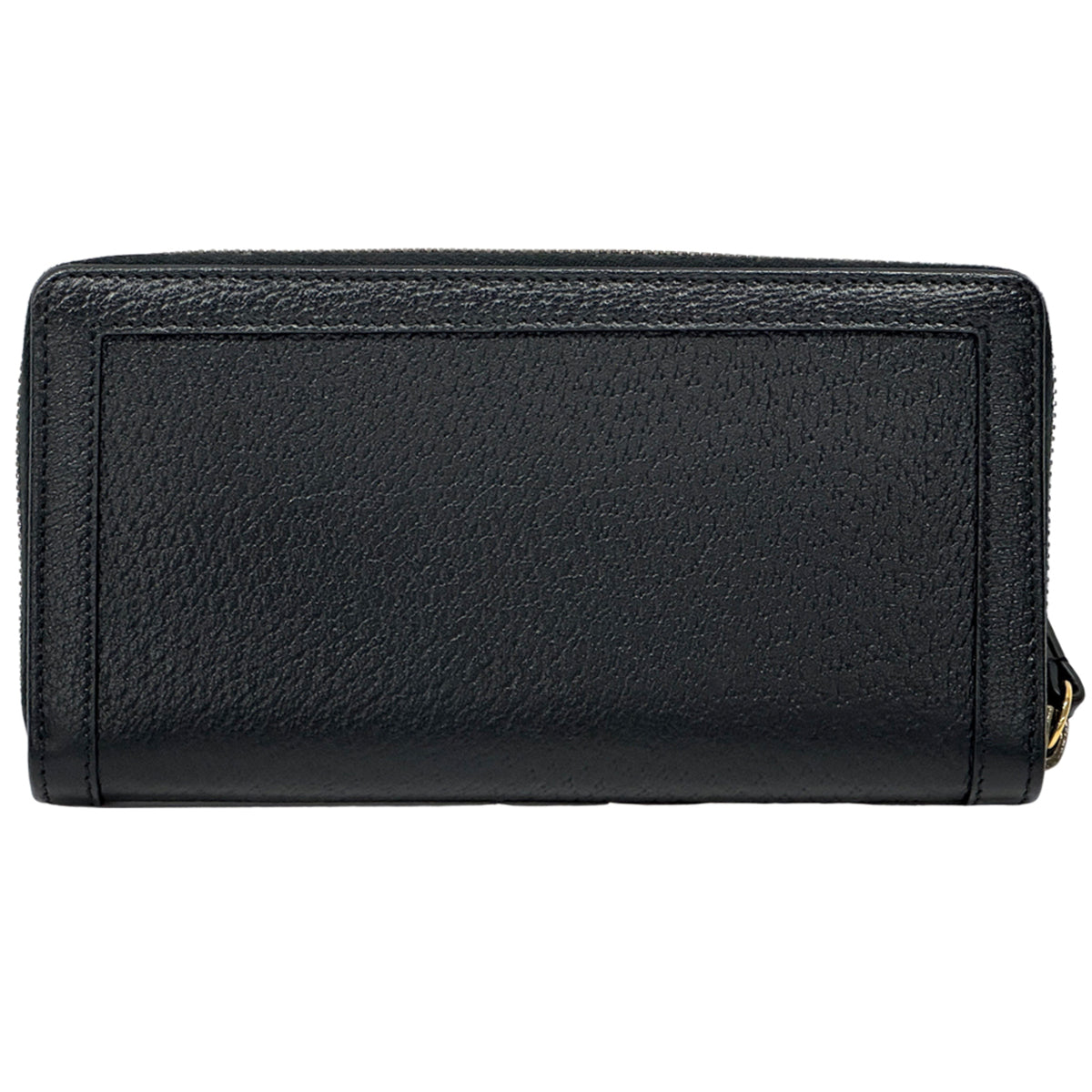 Gucci Black Leather Long Wallet (Bi-Fold) (Pre-Owned)