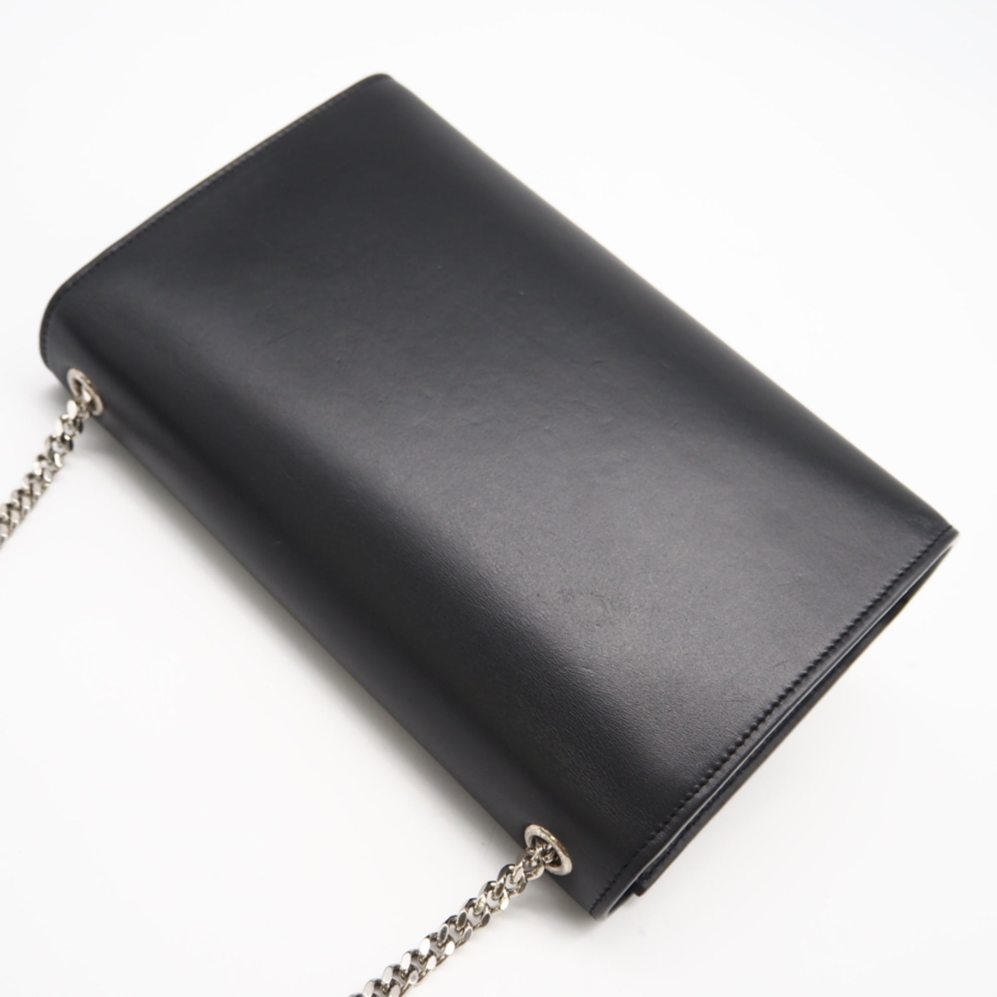 Saint Laurent Black Leather Shoulder Bag (Pre-Owned)