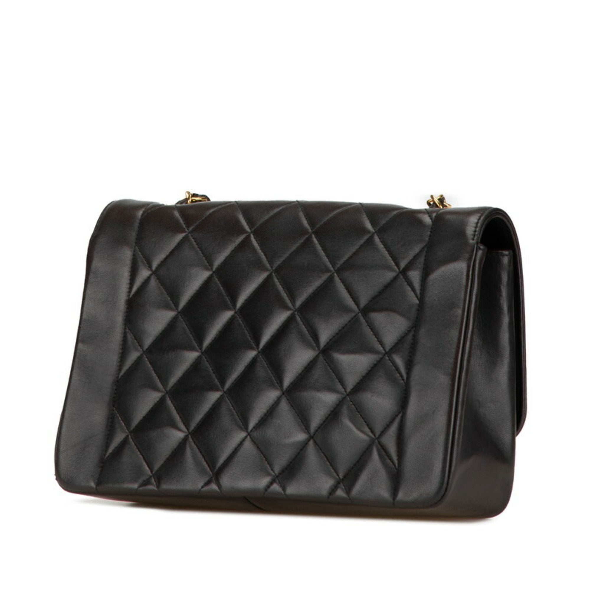 Chanel Black Leather Shoulder Bag (Pre-Owned)