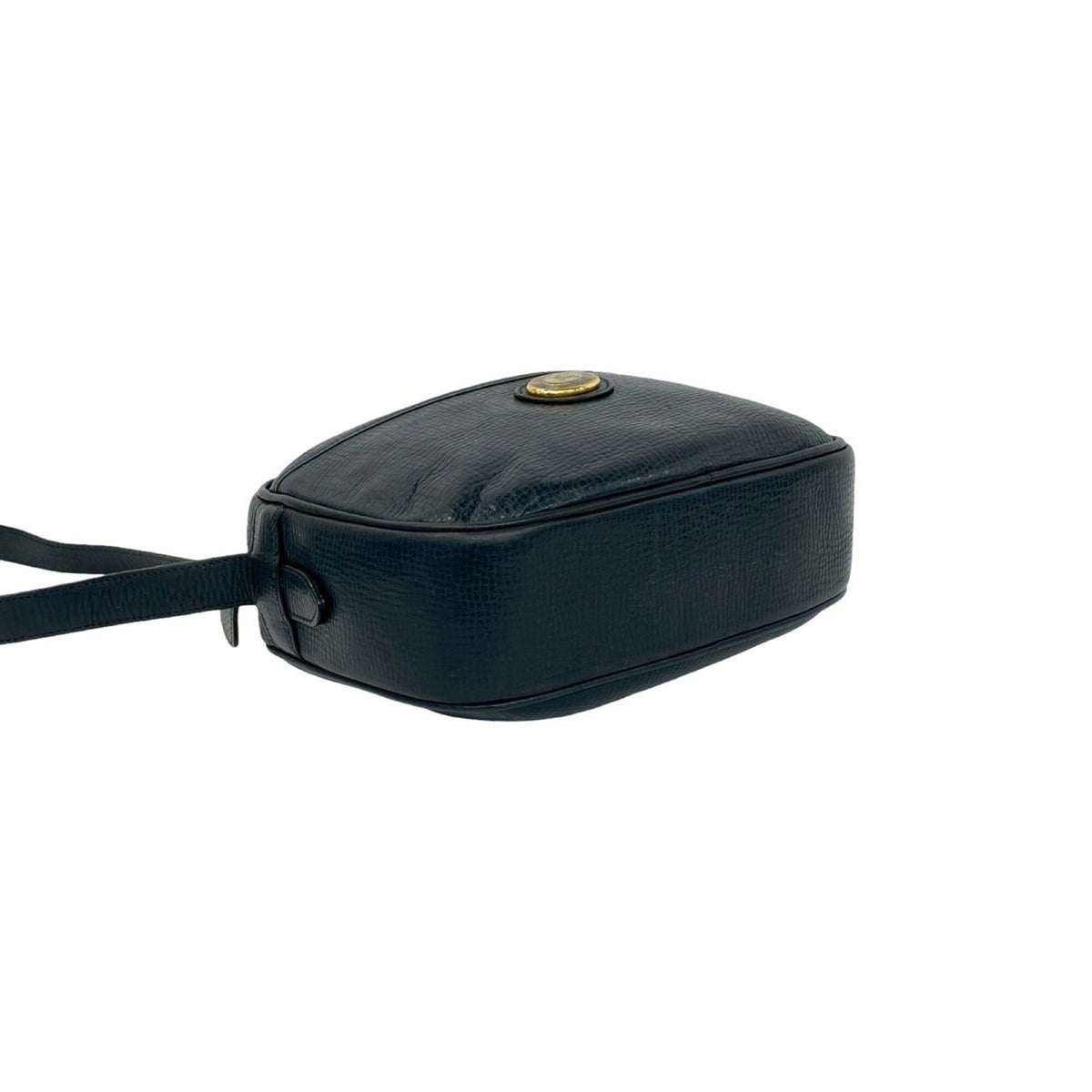 Burberry Navy Leather Shoulder Bag (Pre-Owned)