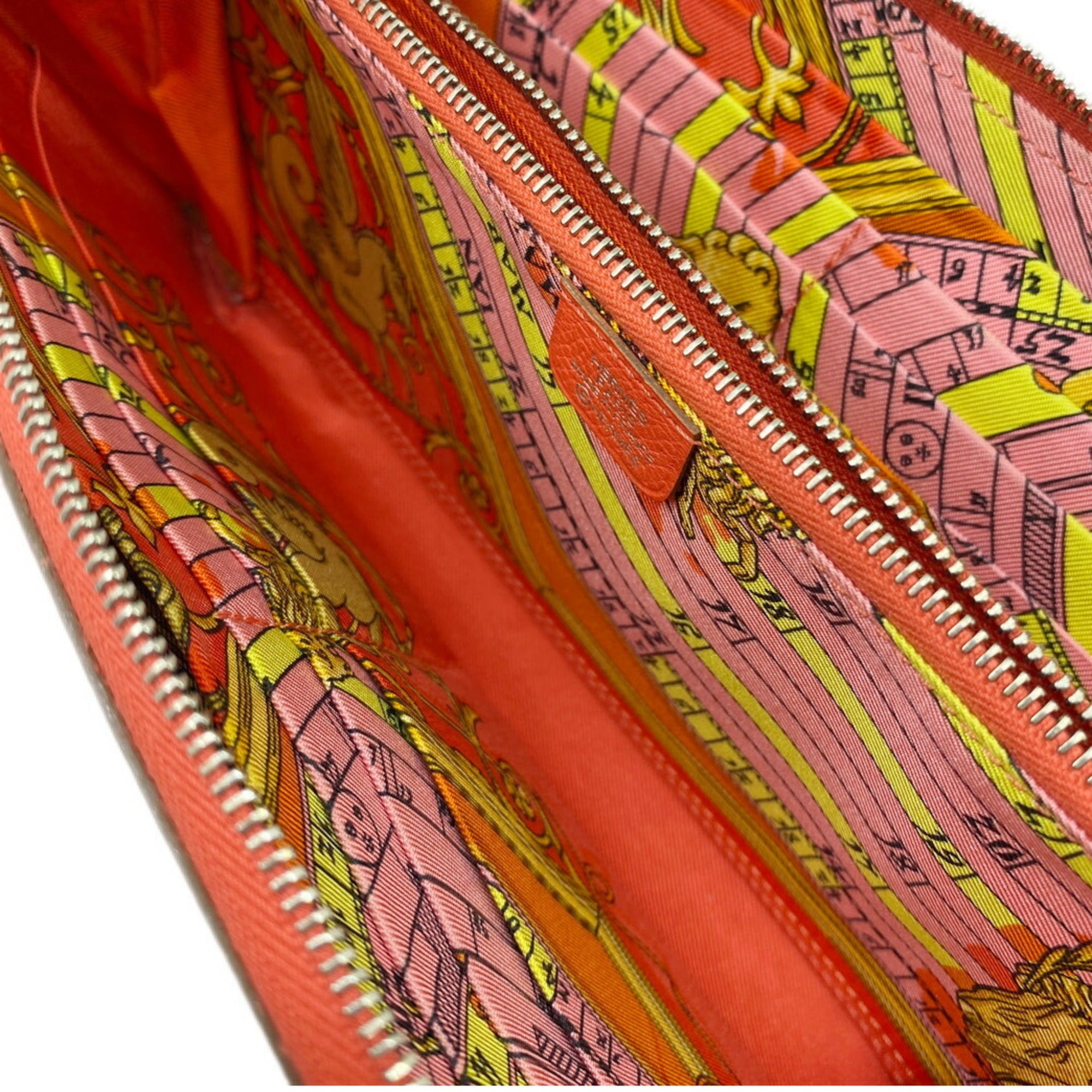 Hermes Silk'in Rose Jaipur Epsom Leather Long Wallet (Bi-Fold) (Pre-Owned)