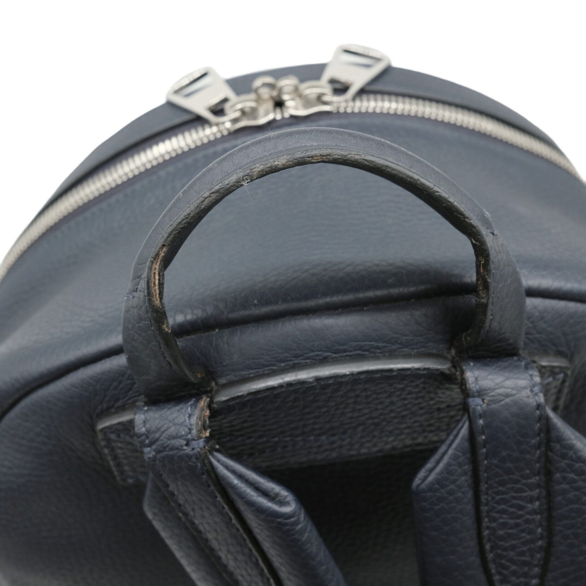 Louis Vuitton Dark Navy Leather Backpack (Pre-Owned)