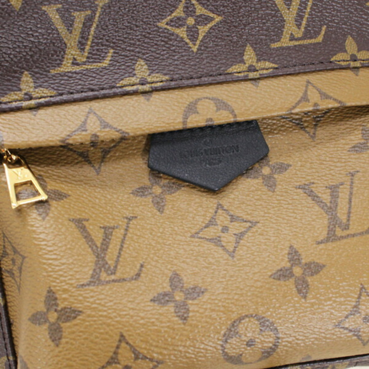 Louis Vuitton Monogram Reverse Beige Brown Monogram Reverse Backpack (Pre-Owned)