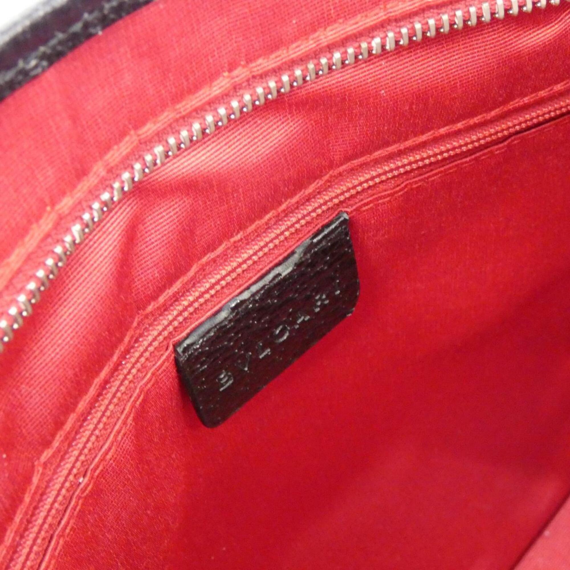 Bvlgari Black Canvas Handbag (Pre-Owned)