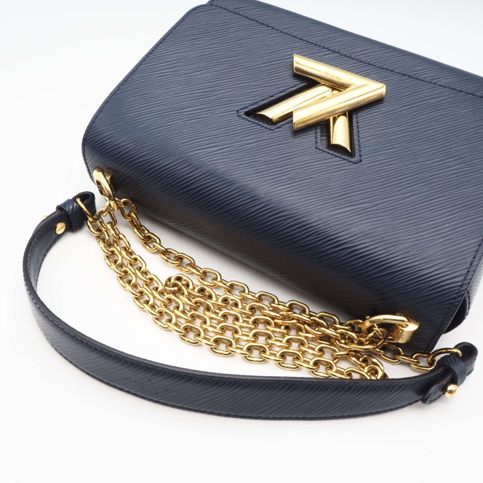 Louis Vuitton Navy Cuir Ombre Leather Shoulder Bag (Pre-Owned)