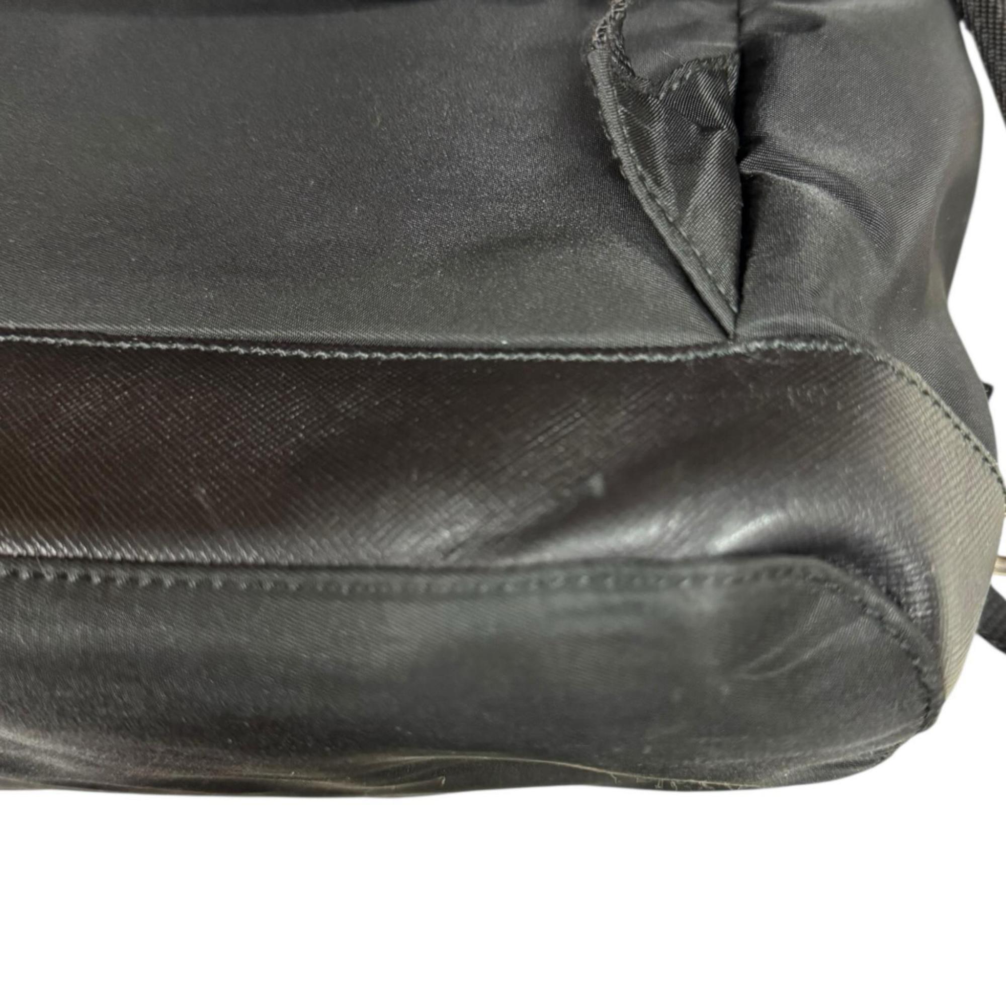 Prada Black Nero Nylon Backpack (Pre-Owned)
