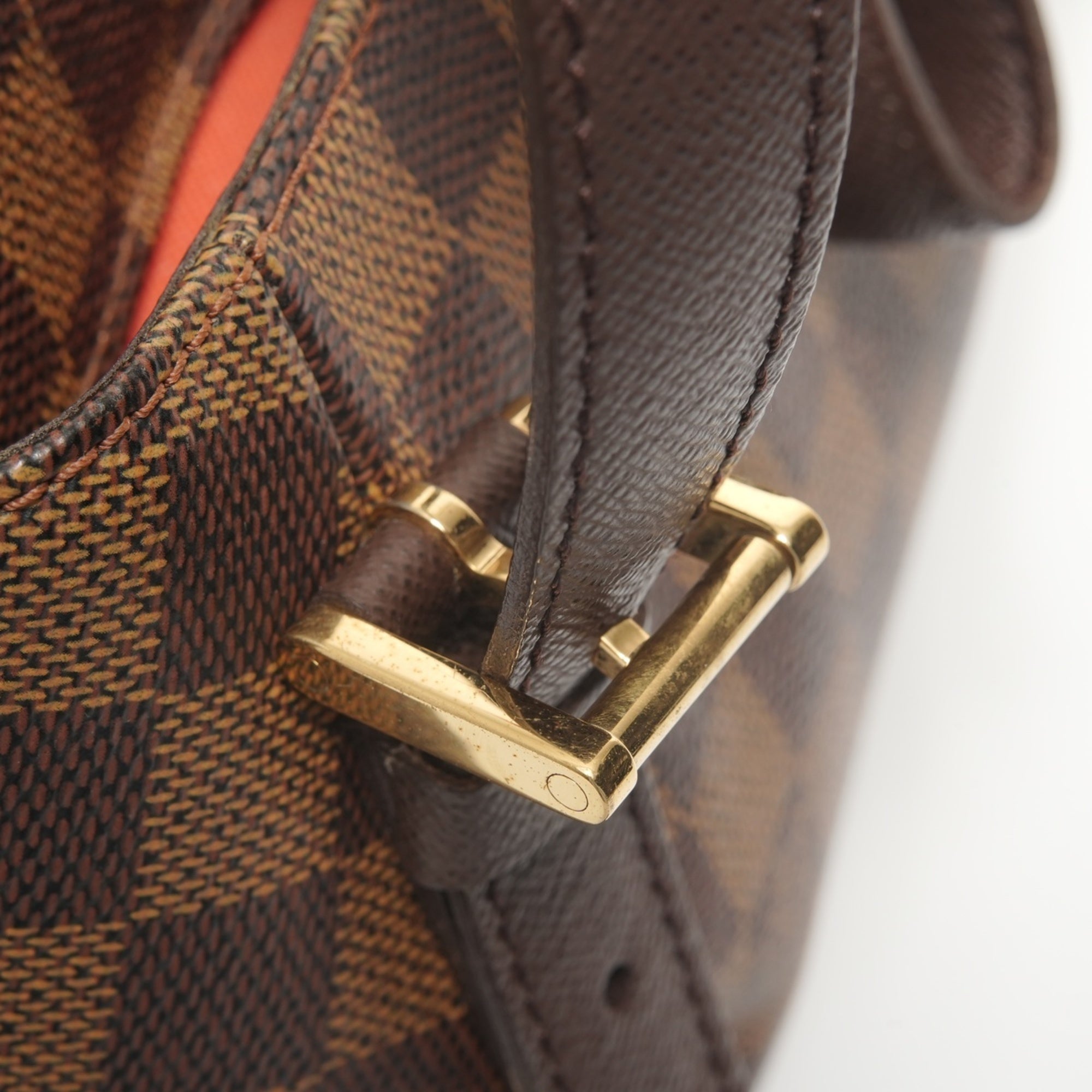 Louis Vuitton Brown Damier Canvas Handbag (Pre-Owned)