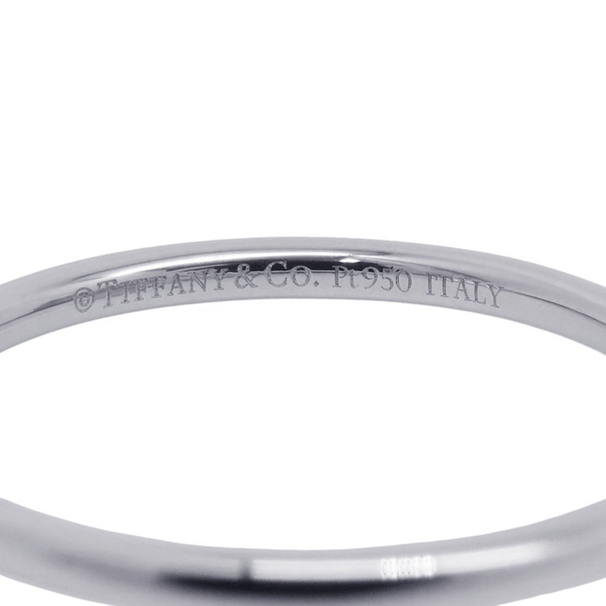 Tiffany Platinum 950 Band Ring (Pre-Owned)