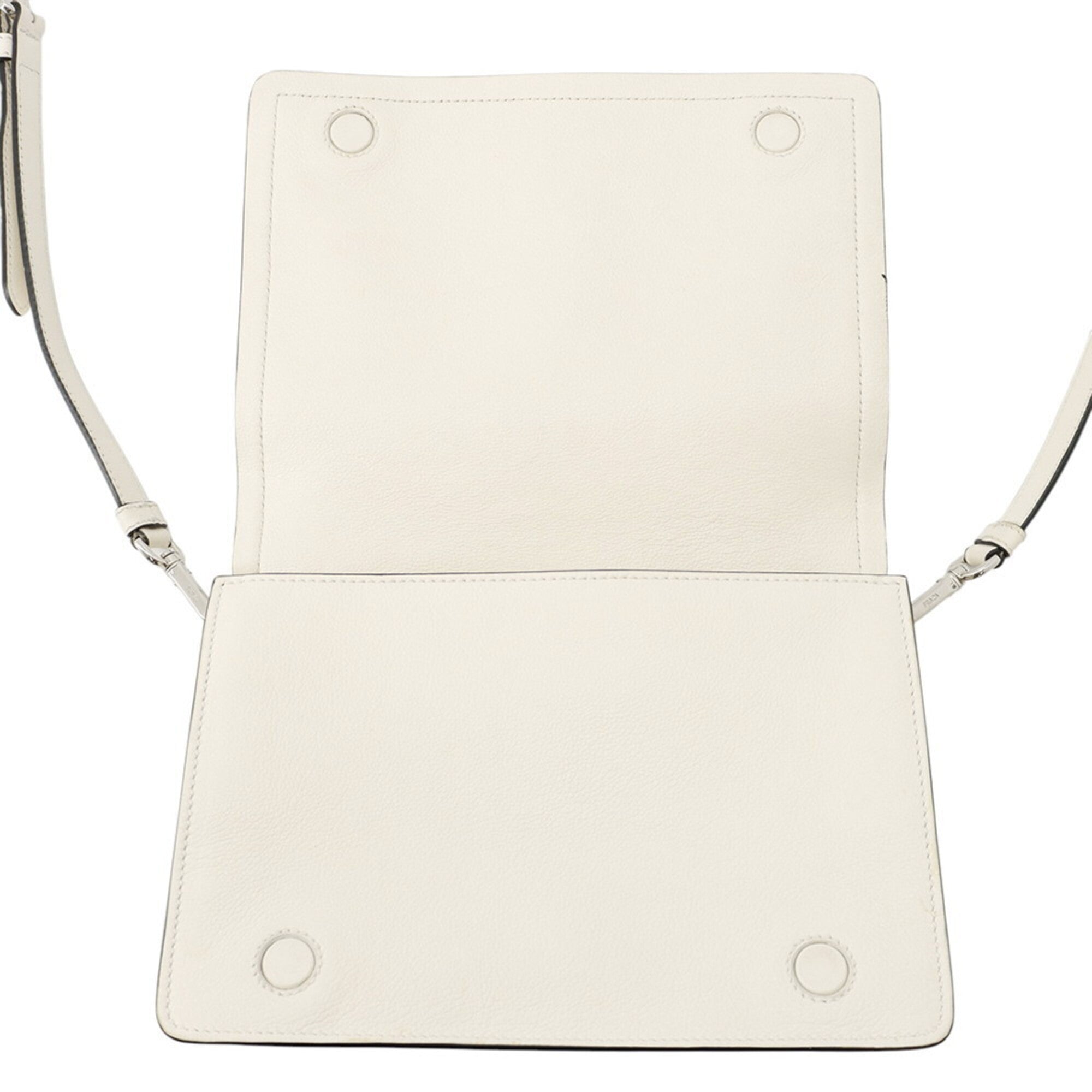 Prada White Leather Shoulder Bag (Pre-Owned)