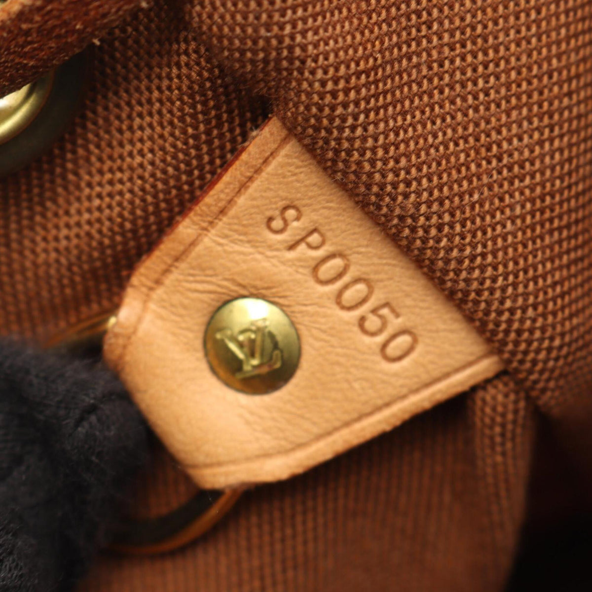 Louis Vuitton Brown Monogram Coated Canvas Leather Backpack (Pre-Owned)