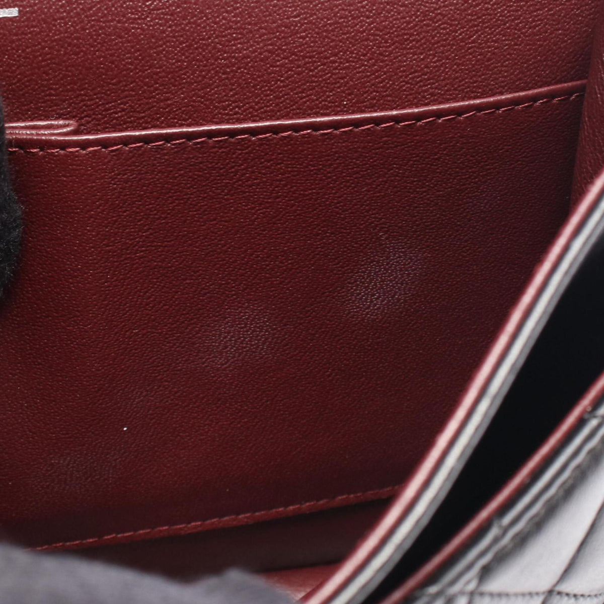 Chanel Black Leather Handbag Shoulder Bag (Pre-Owned)