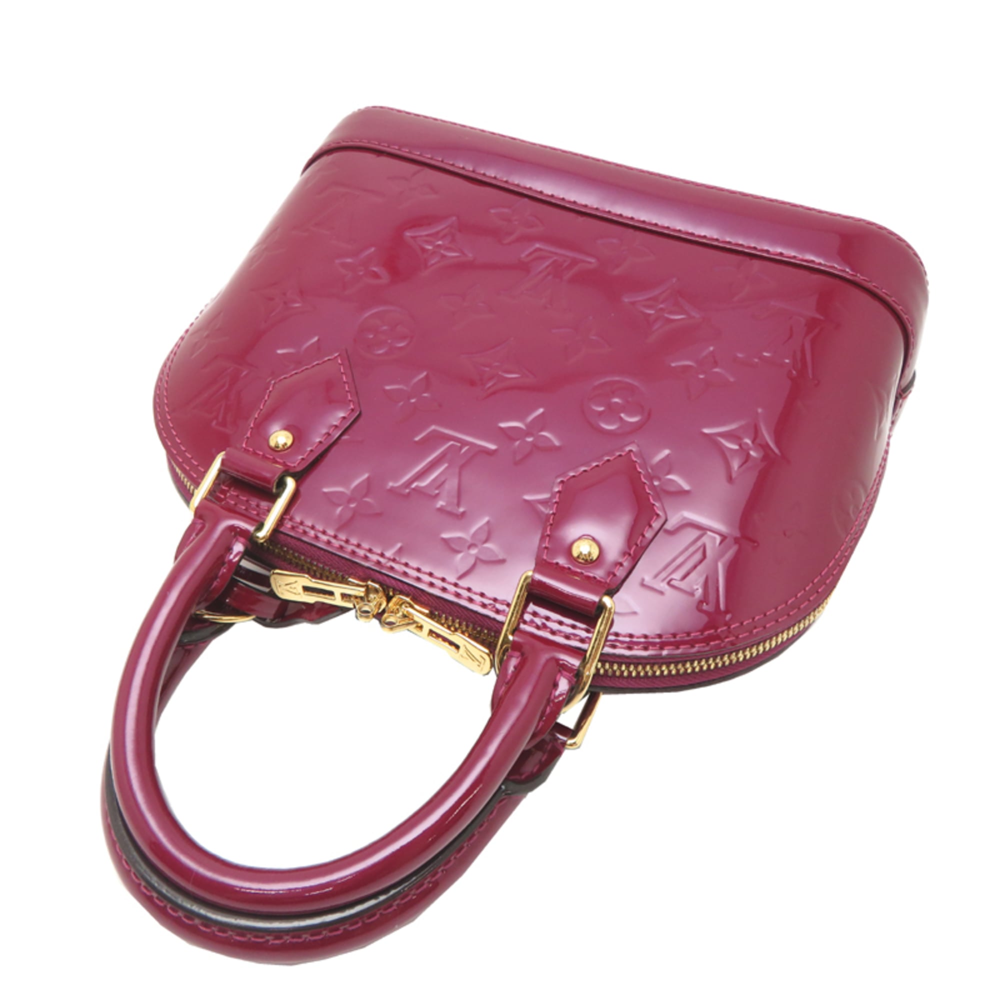 Louis Vuitton Purple Monogram Vernis Handbag (Pre-Owned)