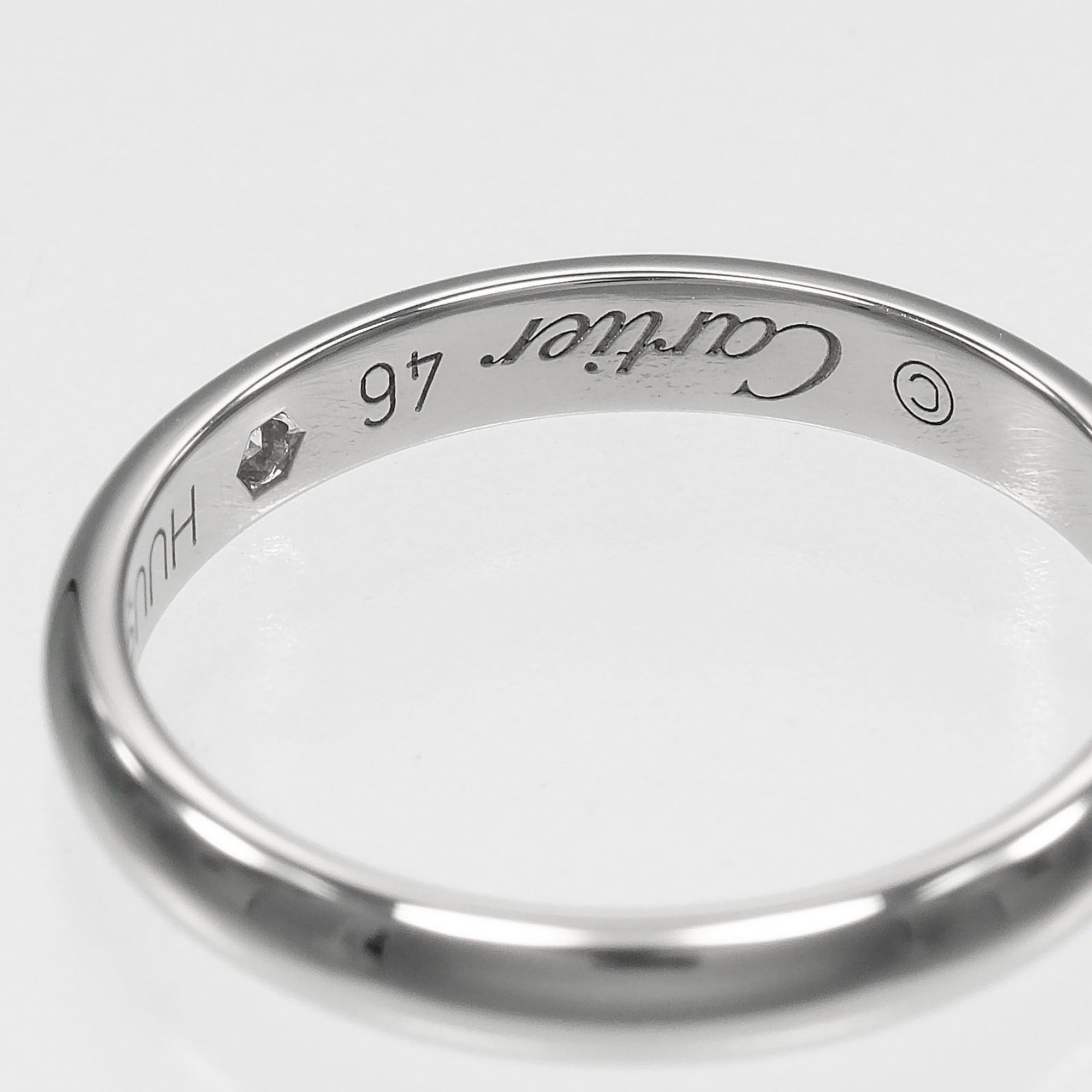 Cartier Platinum 950 Band Ring (Pre-Owned)