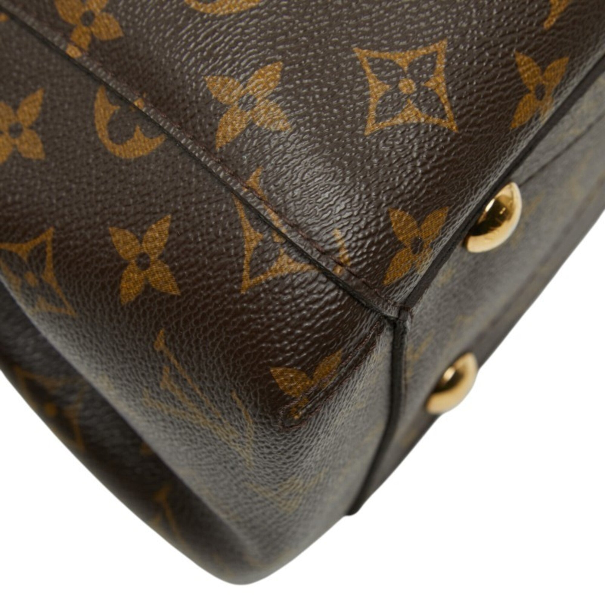 Louis Vuitton Brown Pvc Leather Handbag Shoulder Bag (Pre-Owned)