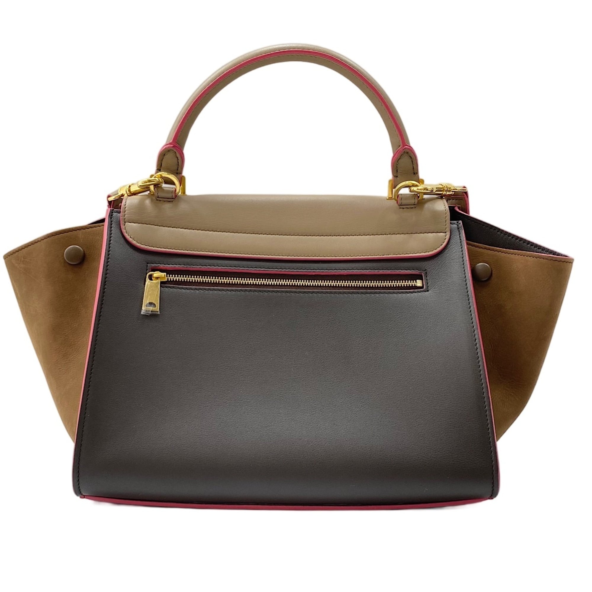 Celine Trapeze Brown Handbag (Pre-Owned)