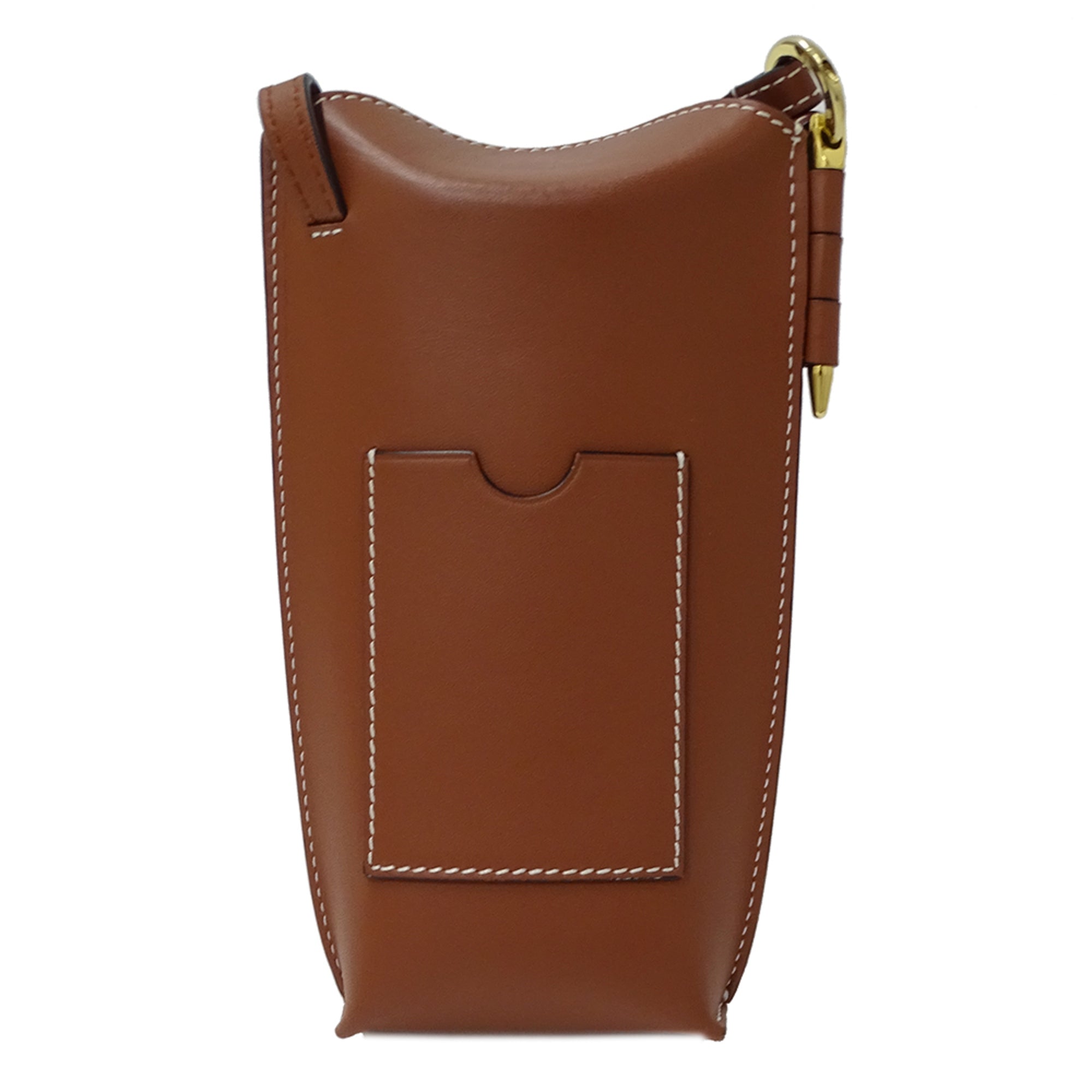 Loewe Brown Leather Handbag Shoulder Bag (Pre-Owned)