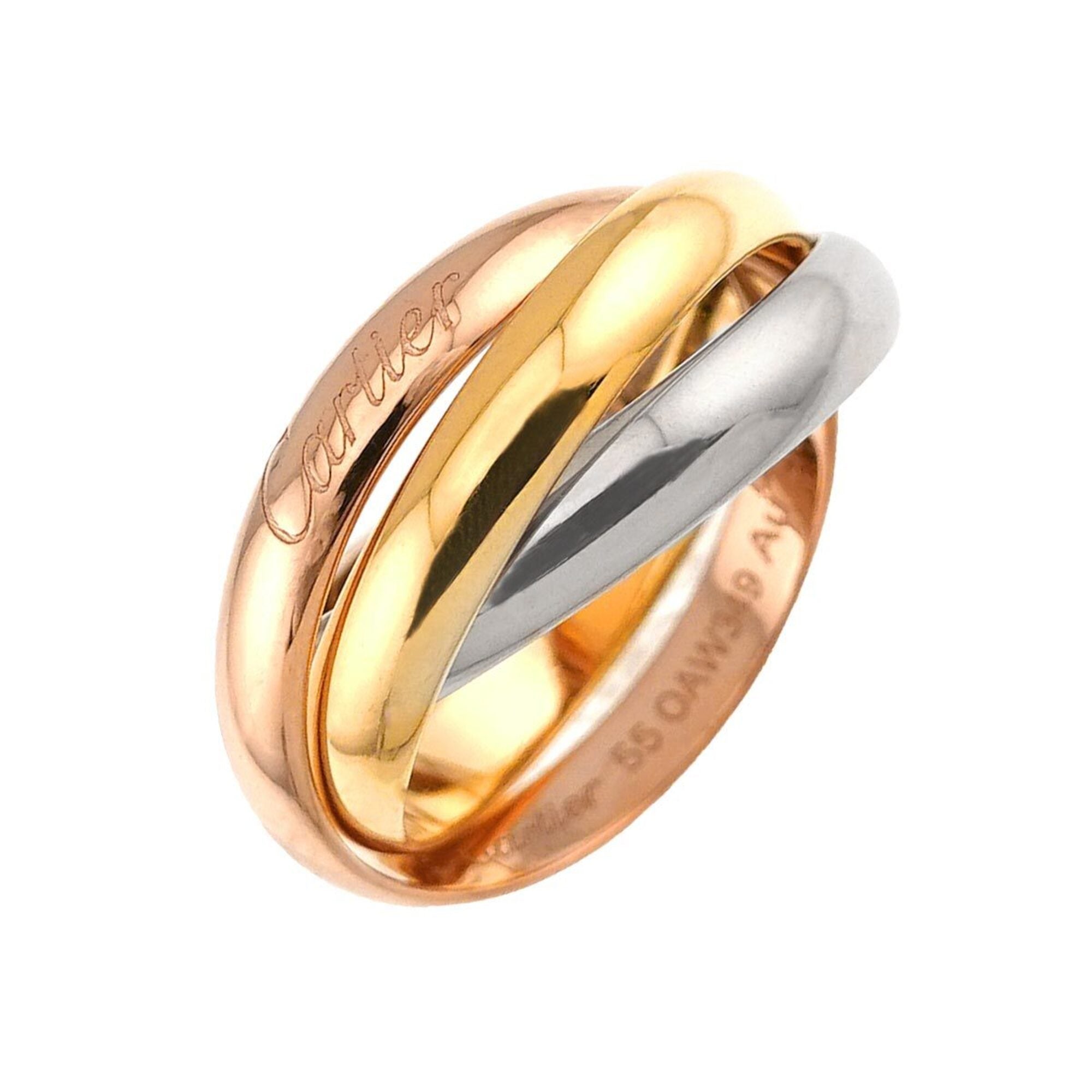 Cartier Yellow Gold (18K) Pink Gold (18K) White Gold (18K) Band Ring (Pre-Owned)