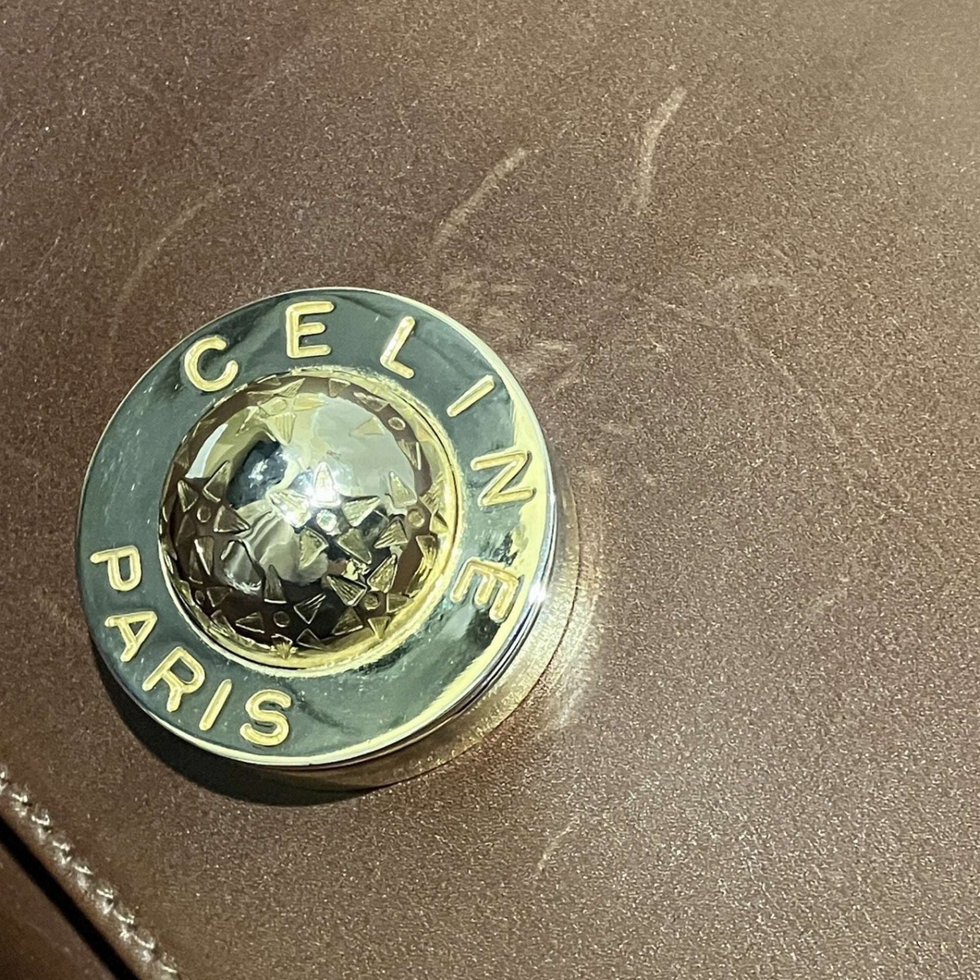 Celine Brown Leather Handbag (Pre-Owned)