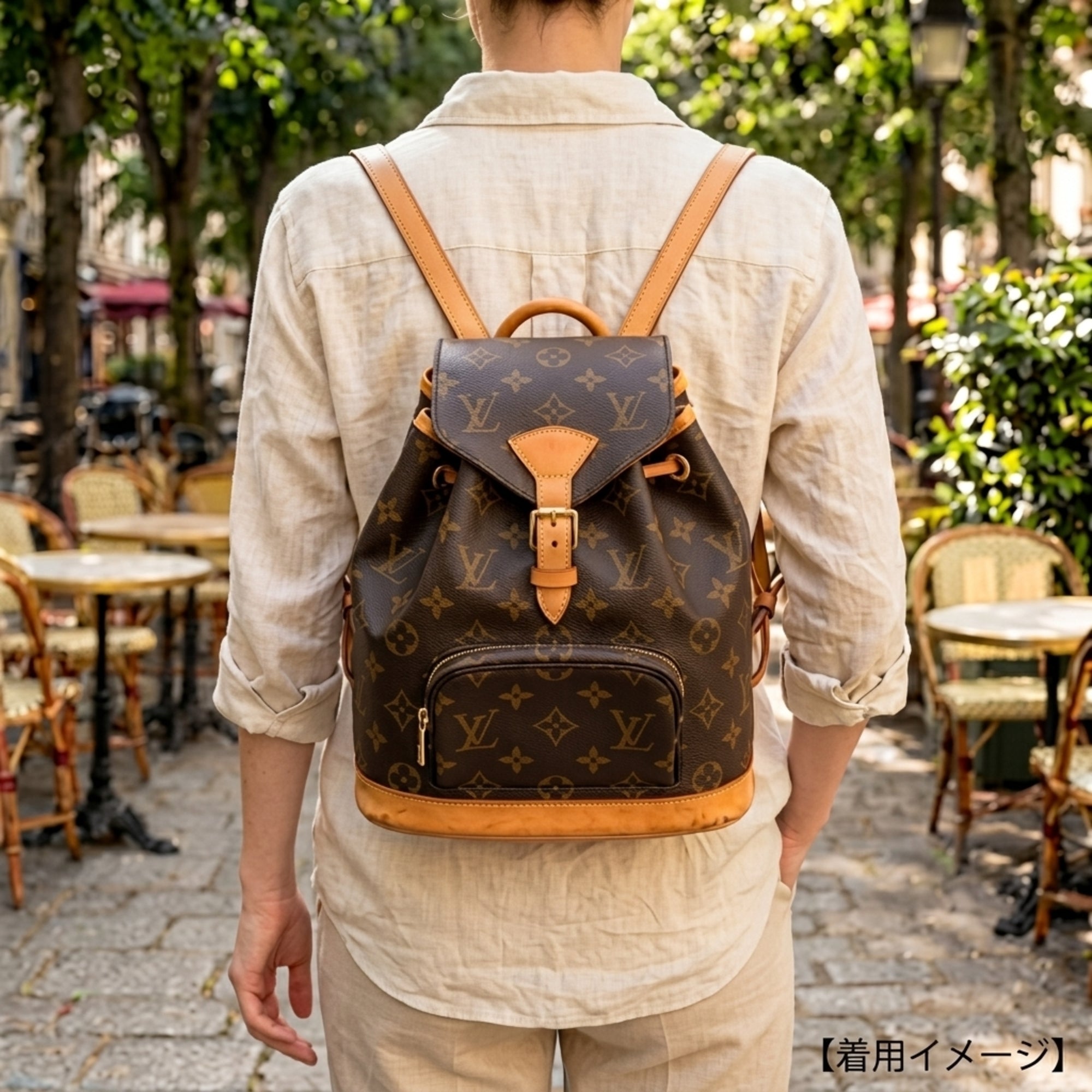 Louis Vuitton Monogram Brown Monogram Backpack (Pre-Owned)
