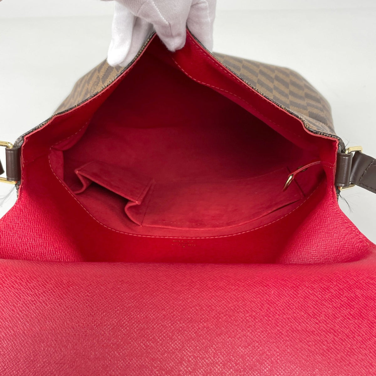 Louis Vuitton Brown Damier Canvas Shoulder Bag (Pre-Owned)