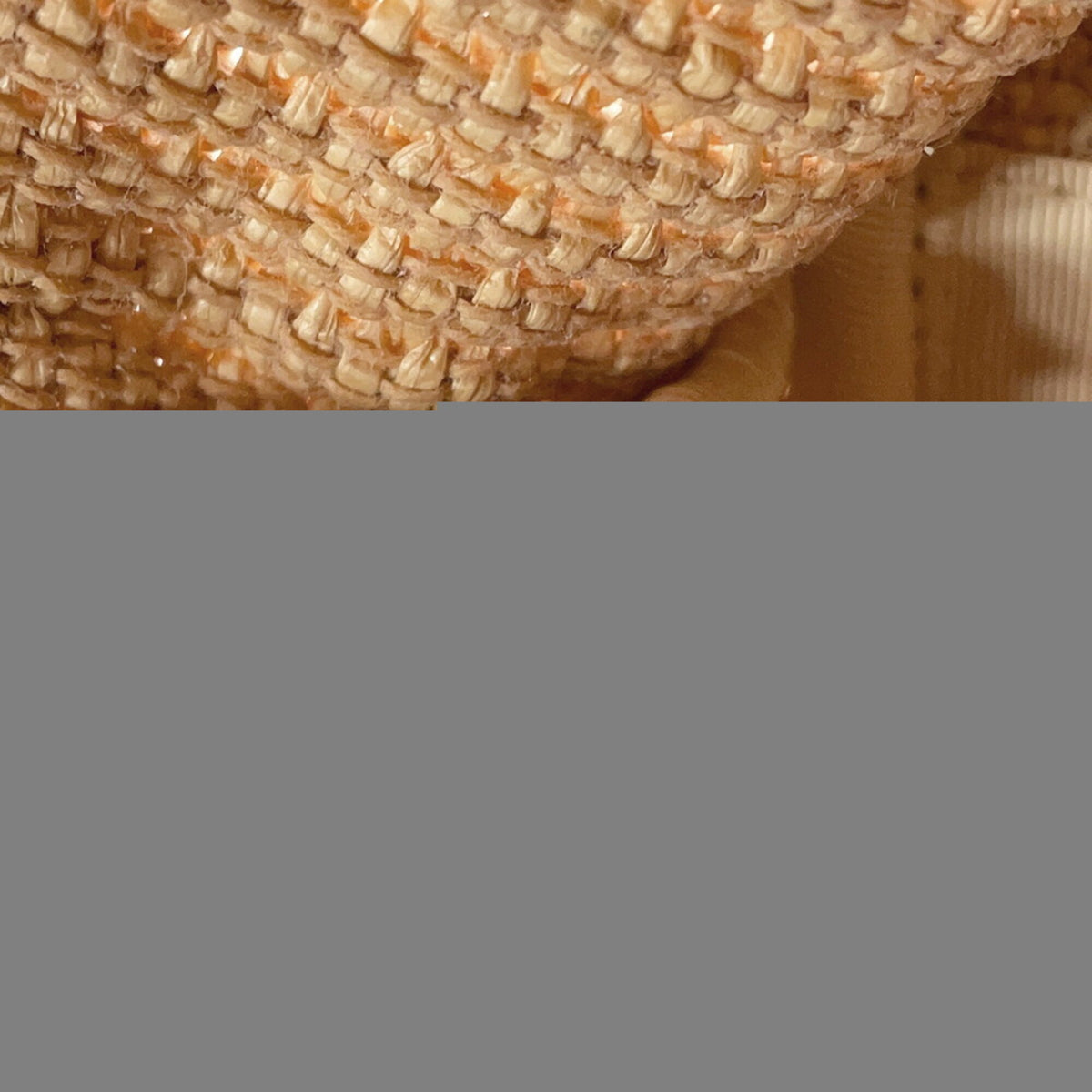 Jimmy Choo Beige Raffia Leather Handbag Shoulder Bag (Pre-Owned)