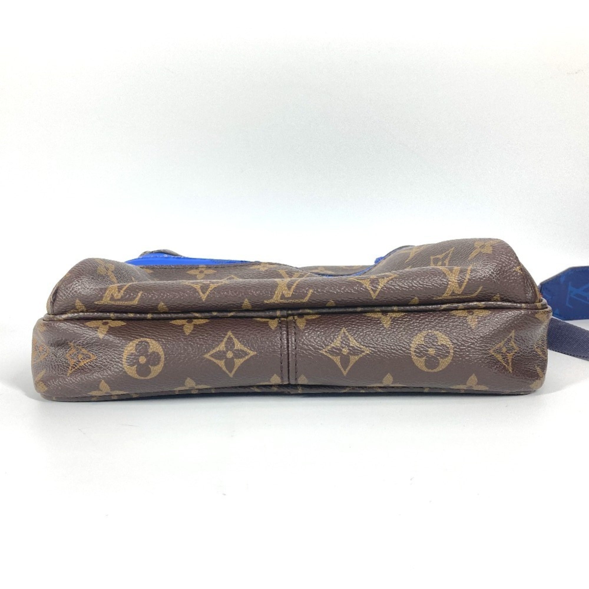 Louis Vuitton Monogram Blue Brown Monogram Shoulder Bag (Pre-Owned)