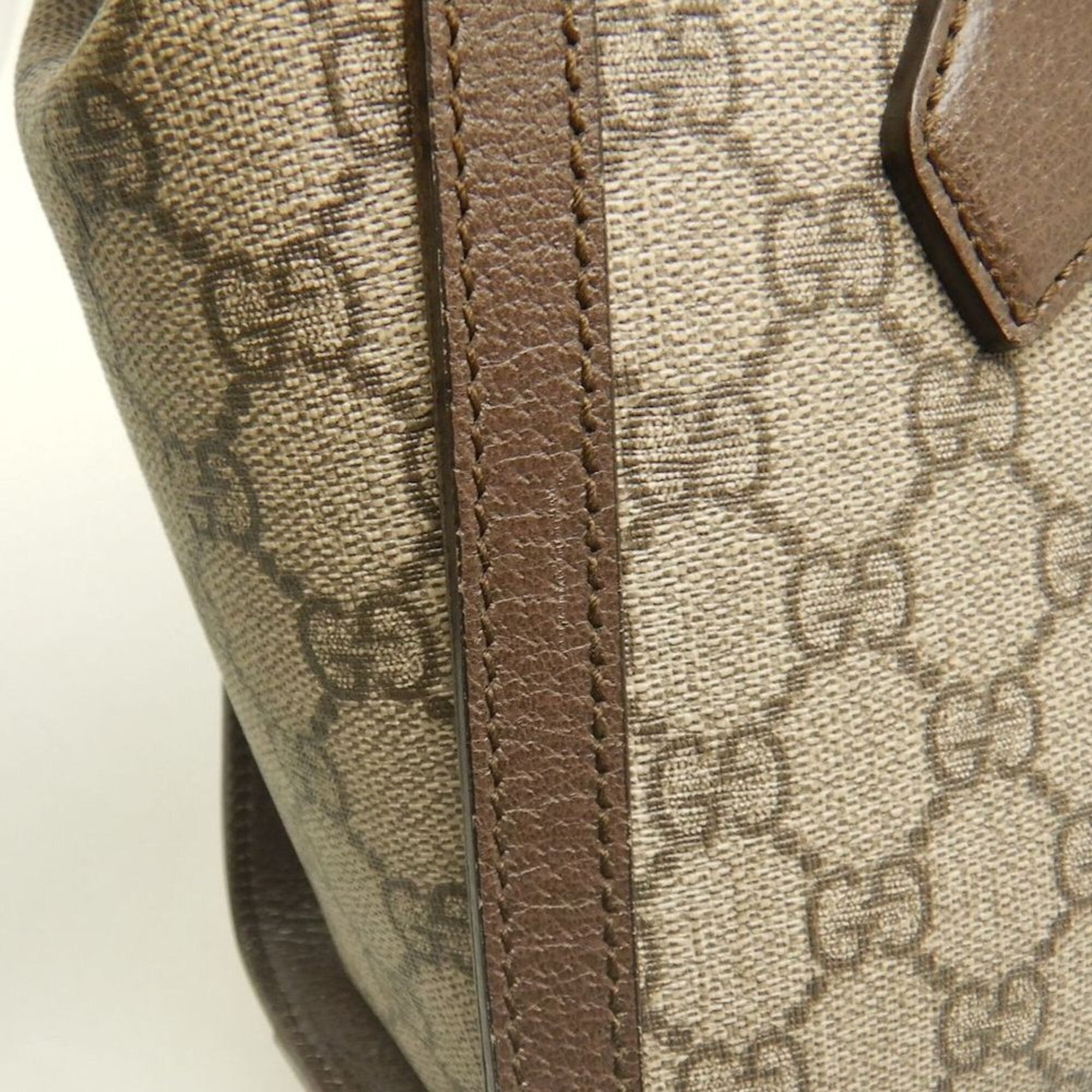 Gucci Beige Gg Supreme Tote Bag (Pre-Owned)