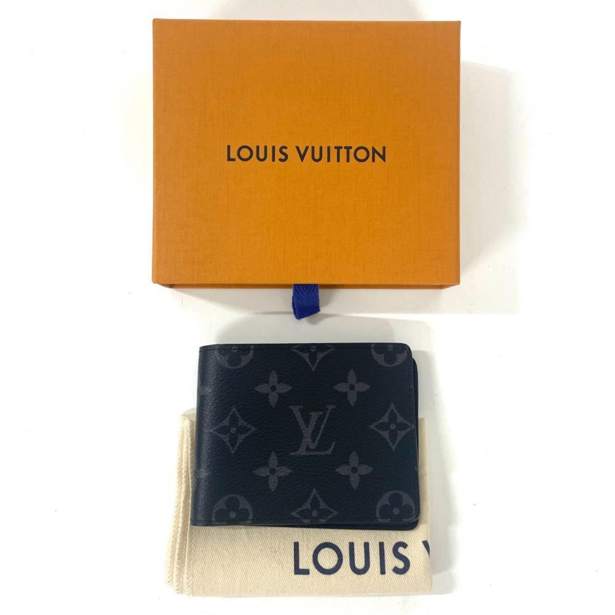 Louis Vuitton Monogram Eclipse Black Monogram Eclipse Wallet (Bi-Fold) (Pre-Owned)