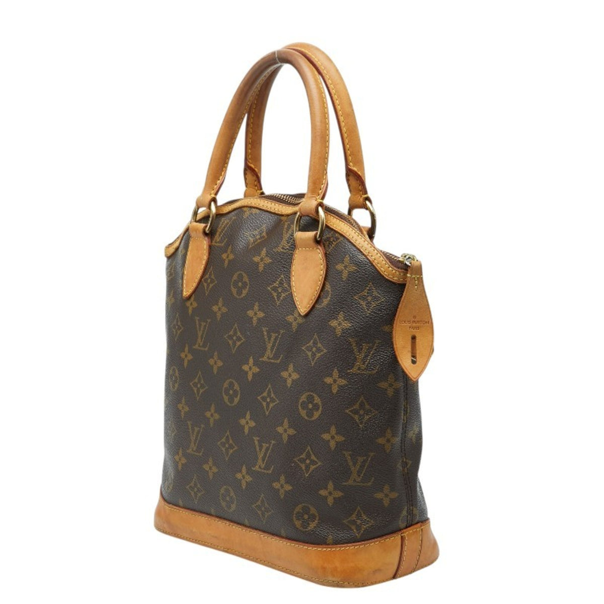 Louis Vuitton Brown Pvc Leather Handbag (Pre-Owned)