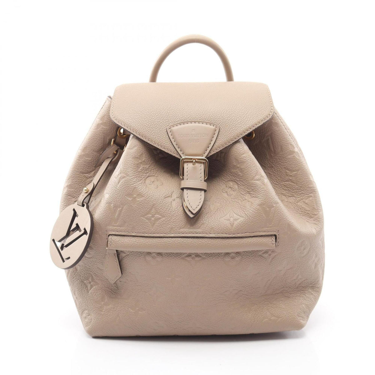 Louis Vuitton Beige Tourterelle Monogram Empreinte Backpack Handbag (Pre-Owned)