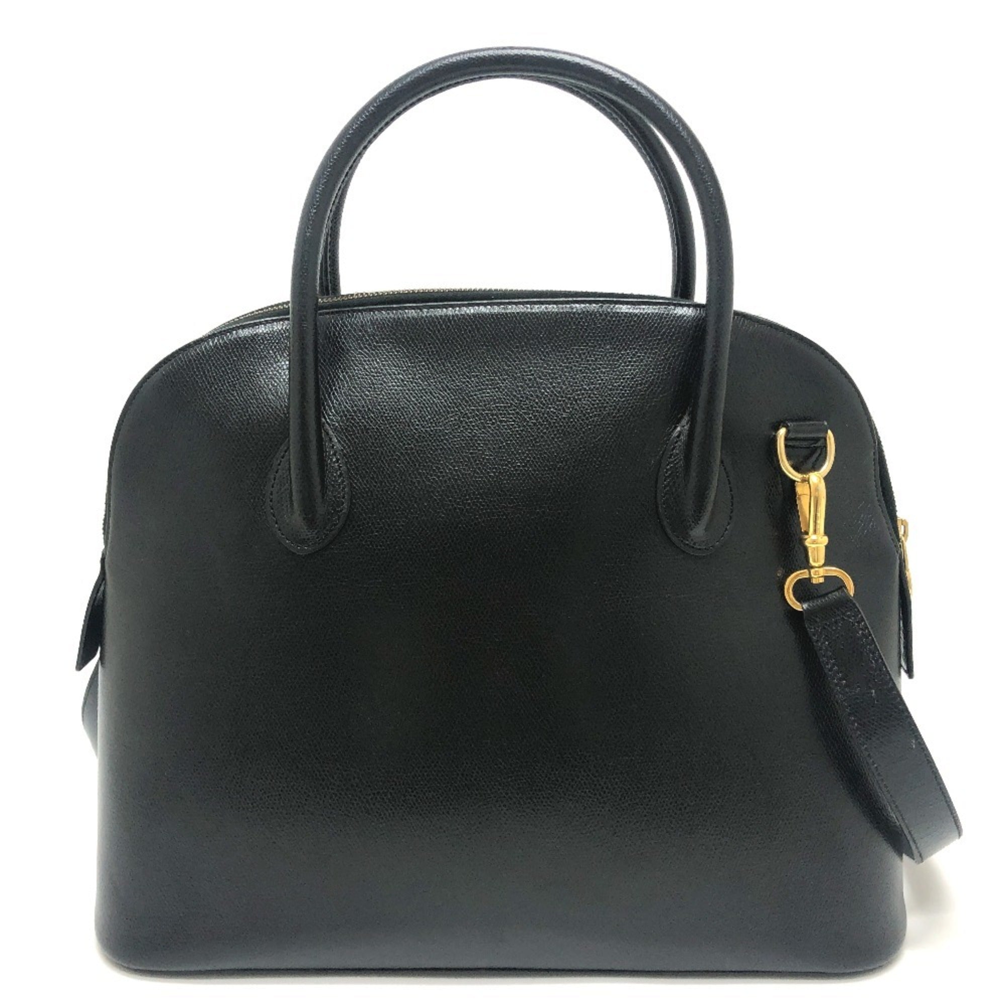 Celine Black Leather Handbag Tote Bag (Pre-Owned)