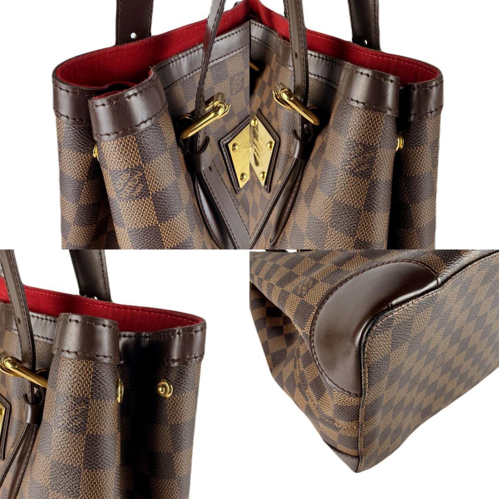Louis Vuitton Damier Canvas Ebene Damier Canvas Shoulder Bag (Pre-Owned)