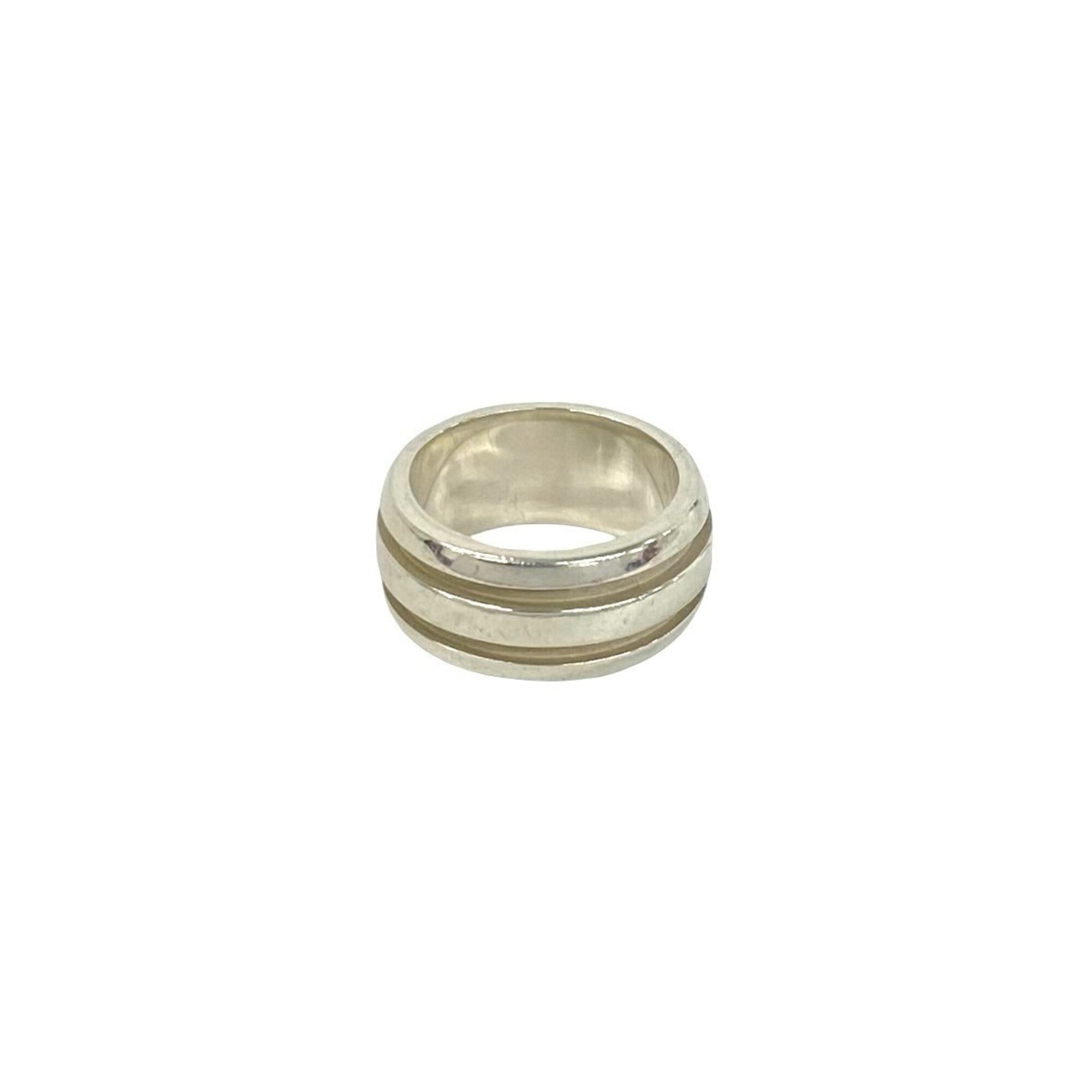 Tiffany Silver Silver 925 Band Ring (Pre-Owned)