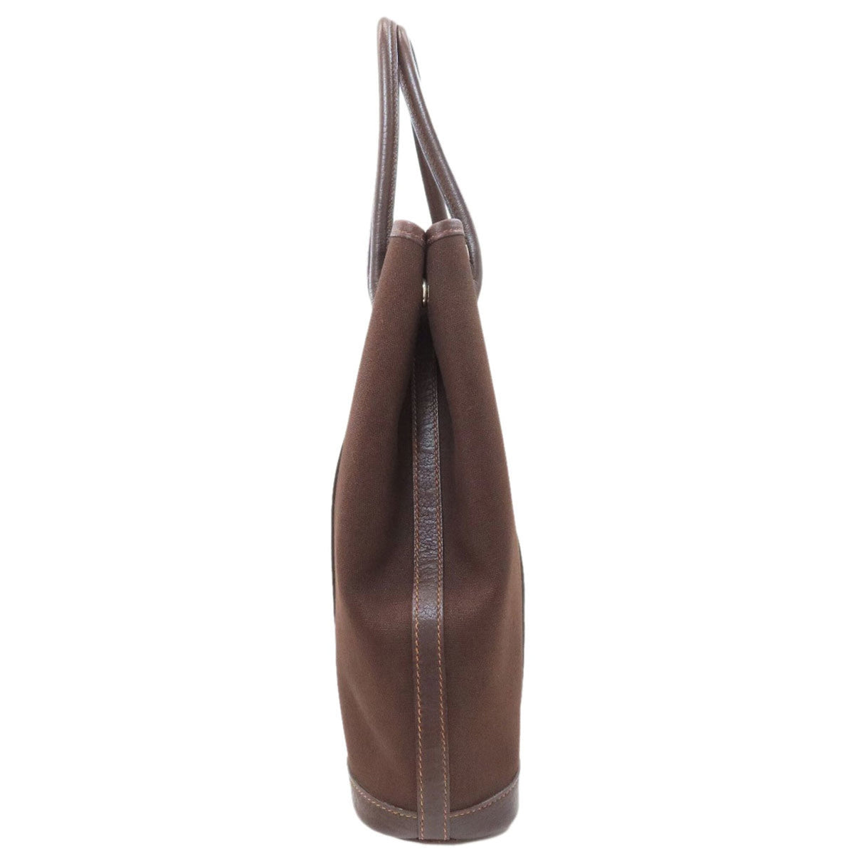 Hermes Dark Brown Leather Handbag (Pre-Owned)